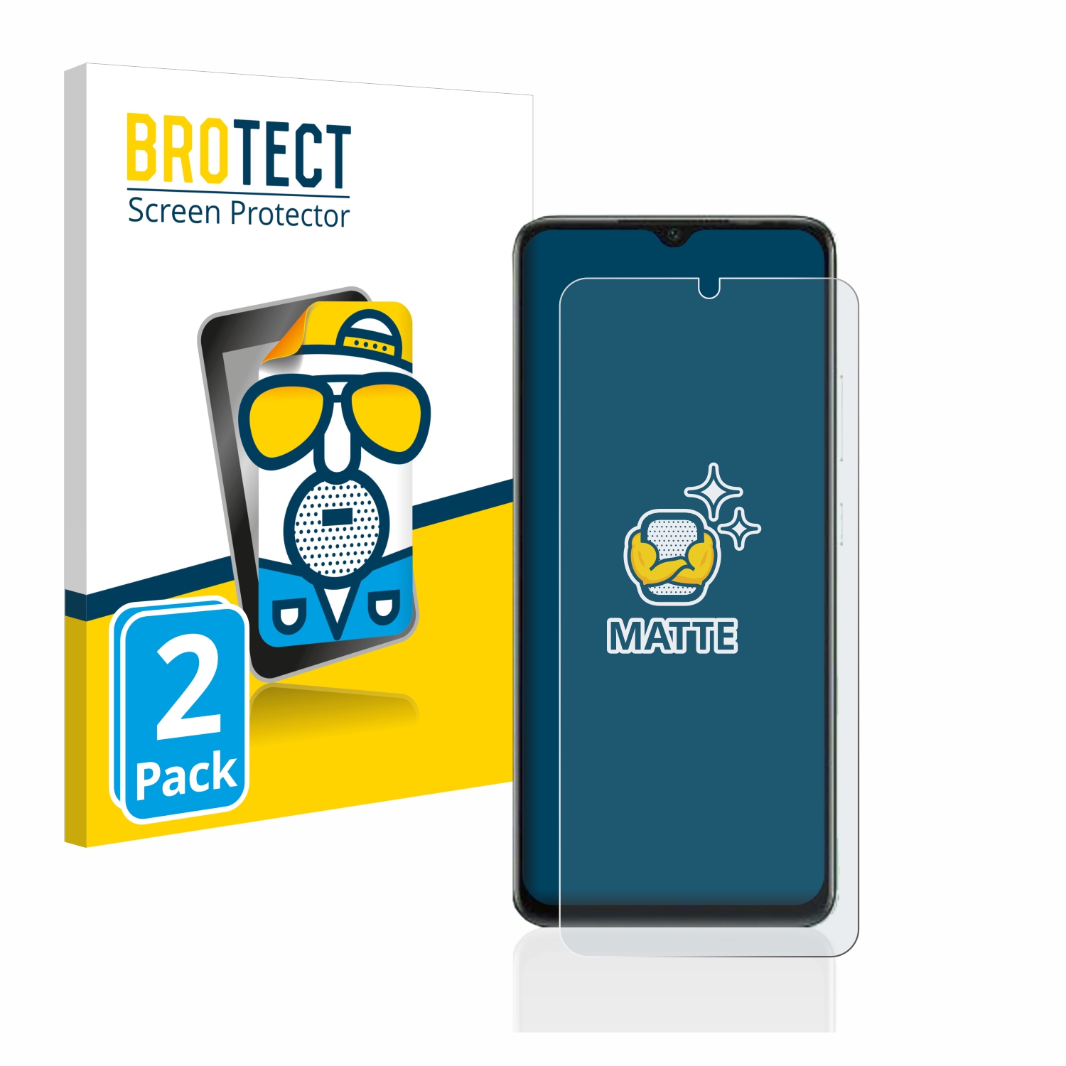 2x BROTECT Entspiegelungs-Folie pro Infinix Smart 7