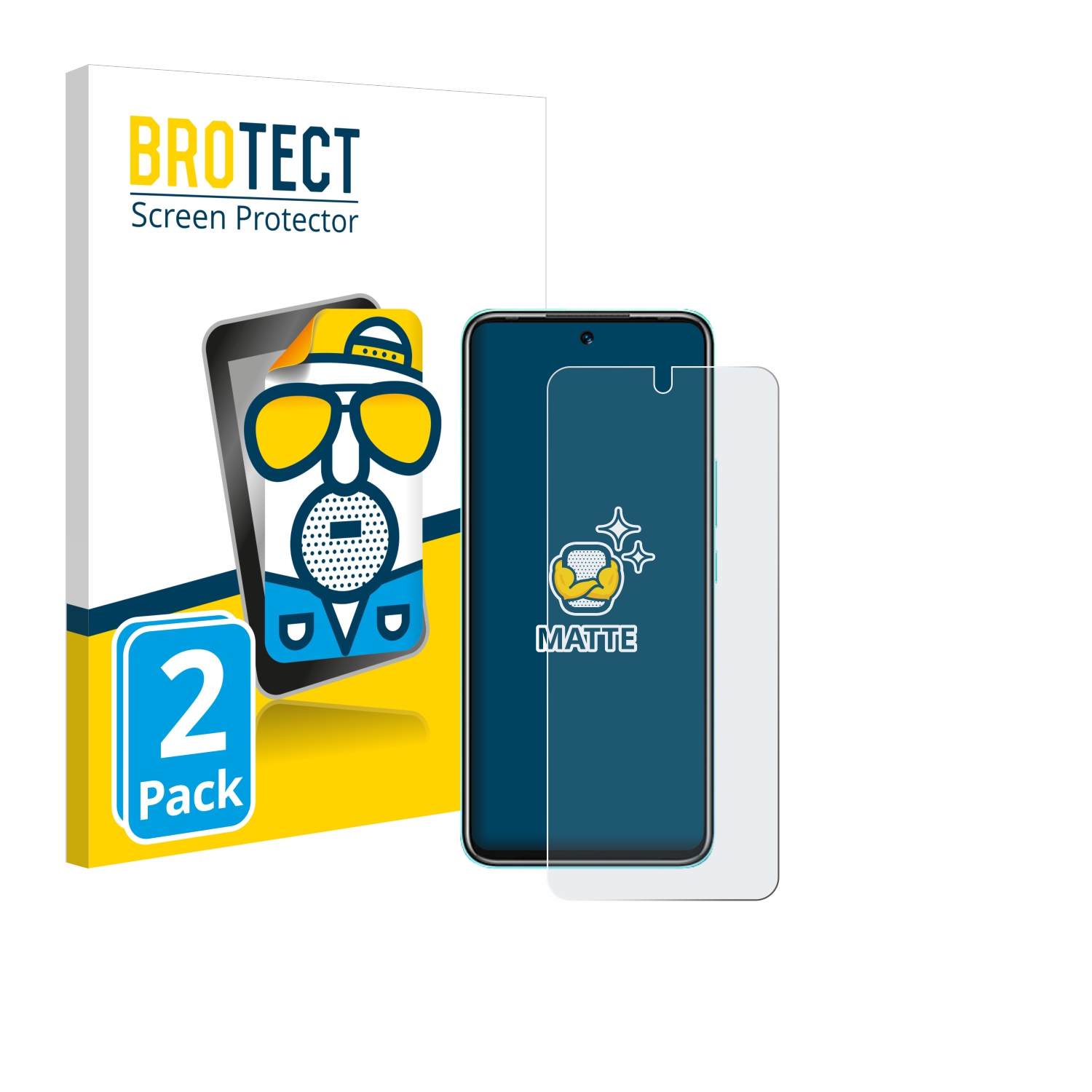 2x BROTECT Entspiegelungs-Folie pro Infinix Hot 12 Play