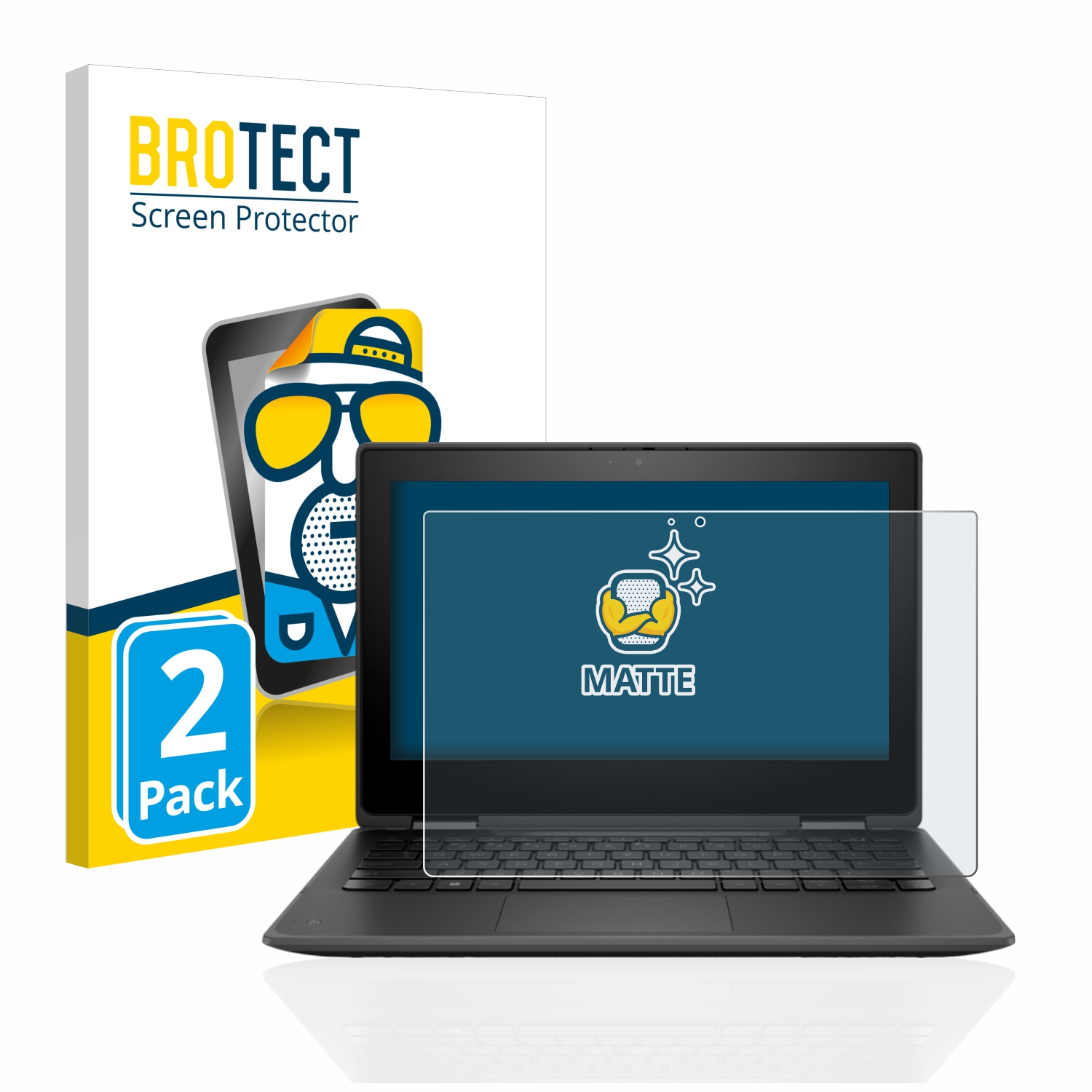 2x BROTECT Entspiegelungs-Folie pro HP Pro X360 Fortis 11 G10