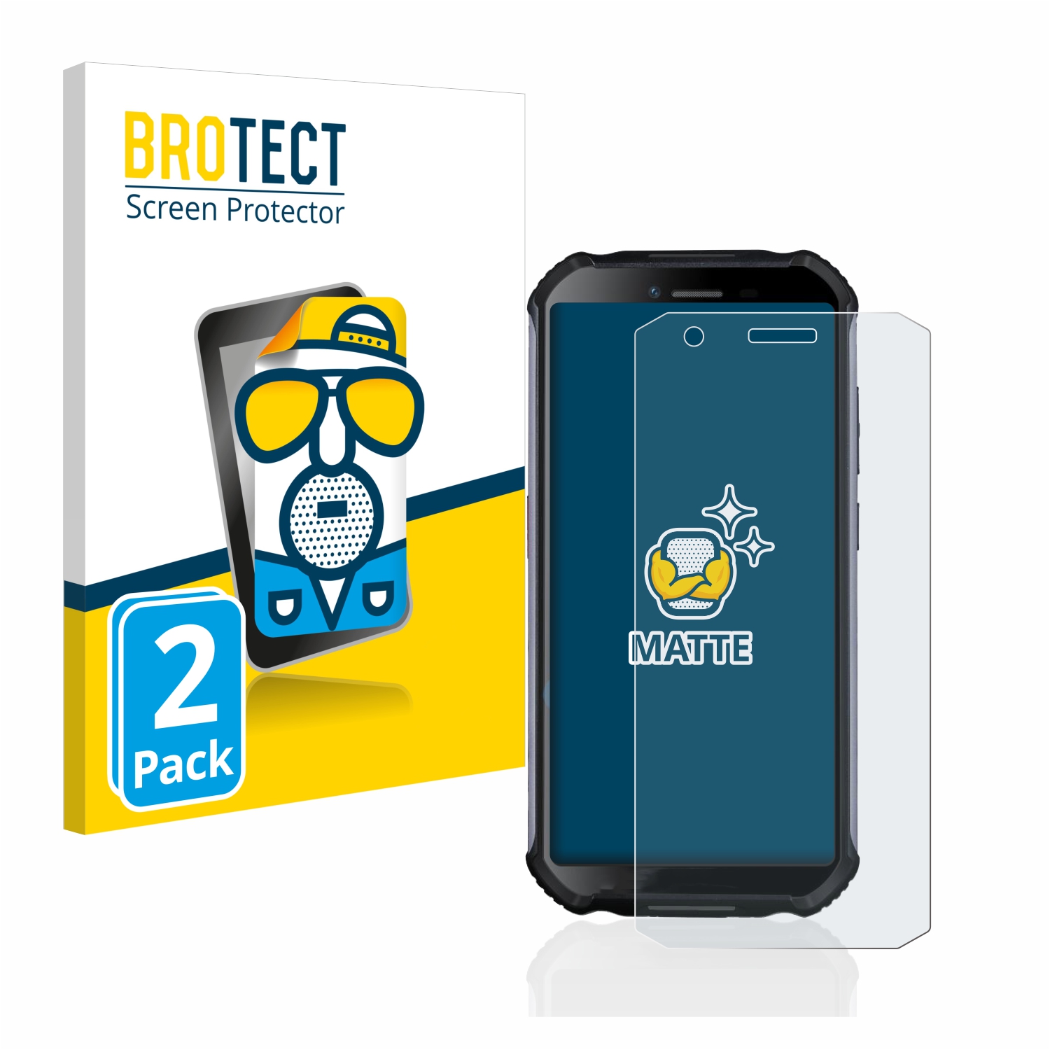 2x BROTECT Entspiegelungs-Folie pro Doogee S41