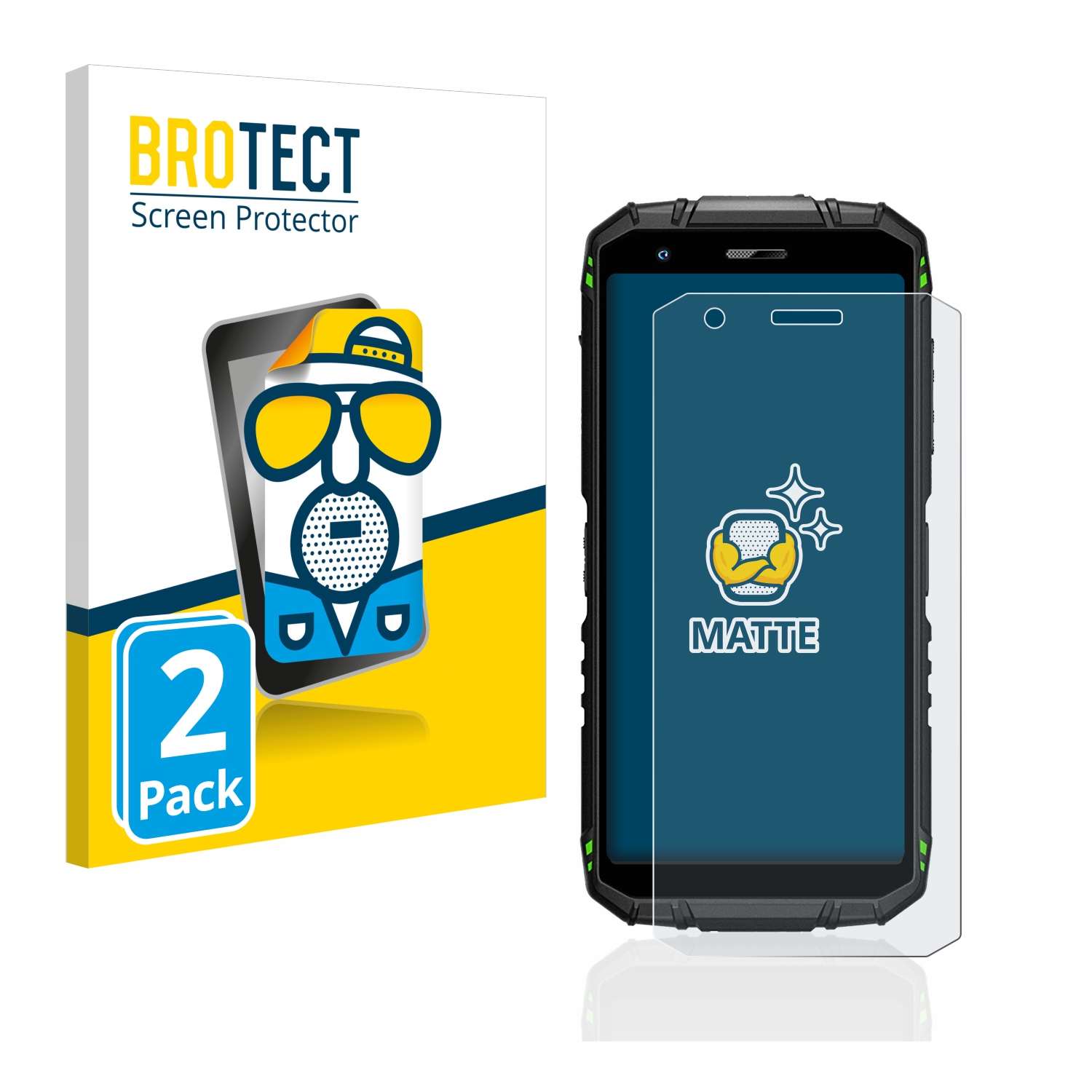 2x BROTECT Entspiegelungs-Folie pro Doogee S41 Pro