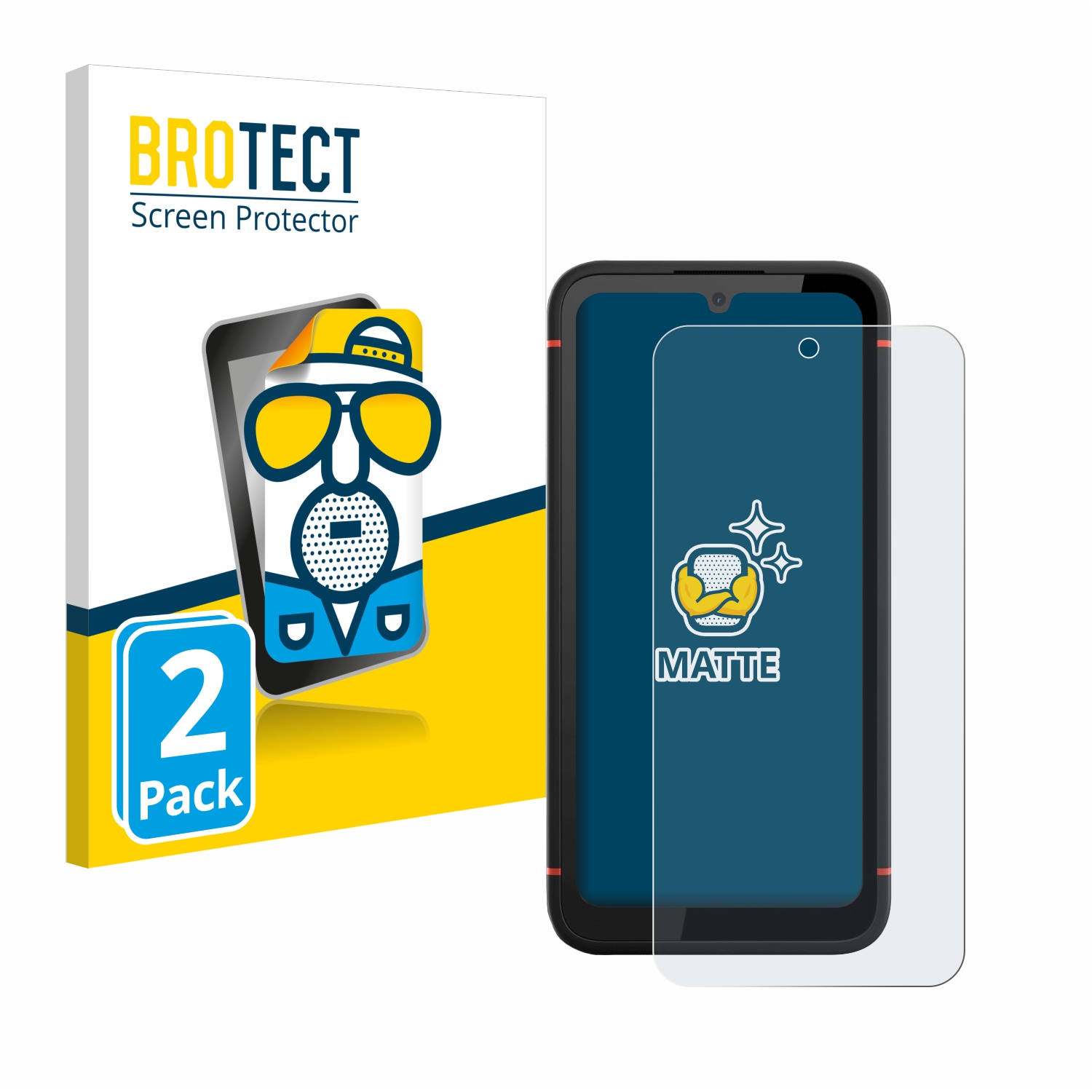2x BROTECT Entspiegelungs-Folie pro Gigaset GX4