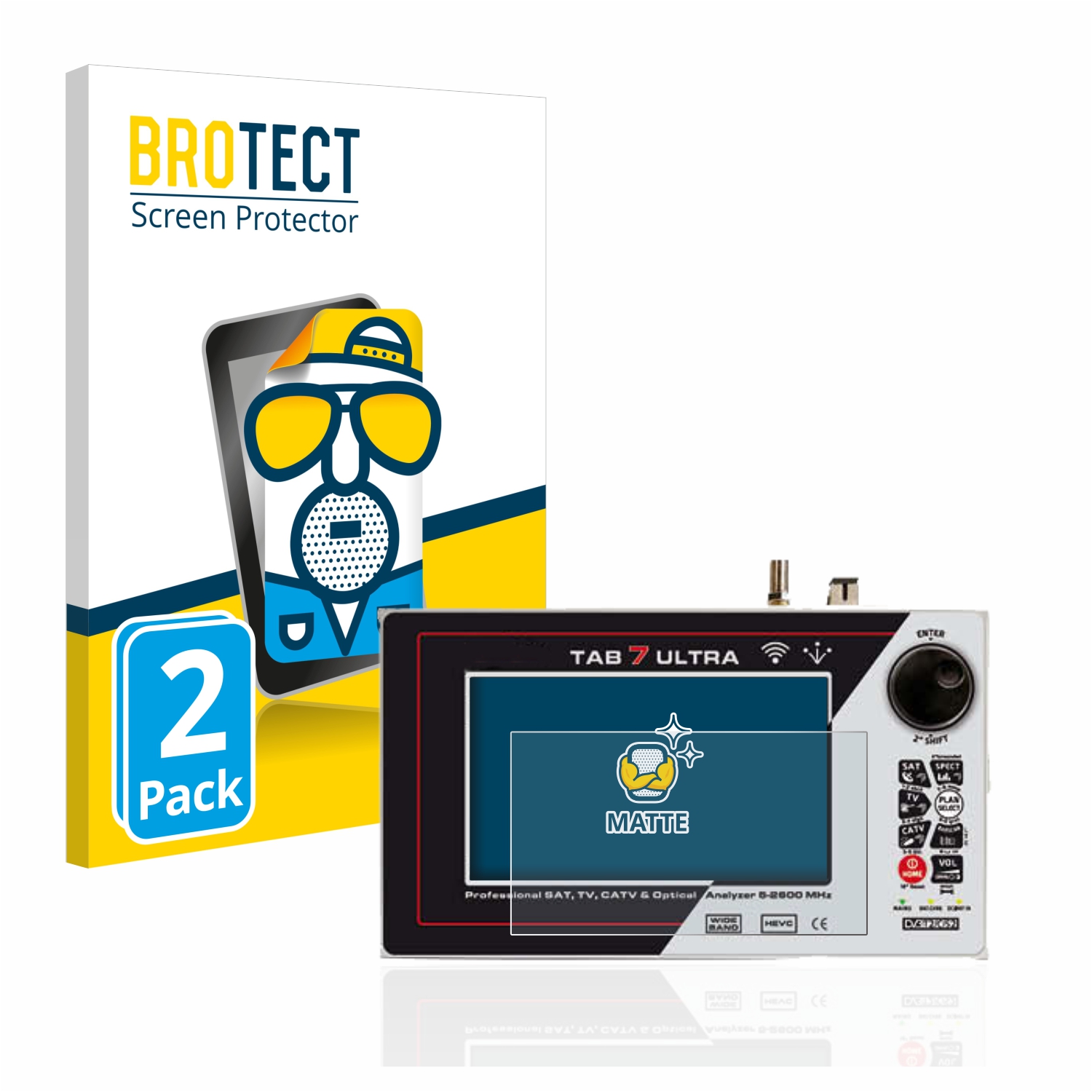 2x BROTECT Entspiegelungs-Folie pro Rover TAB 7 ULTRA