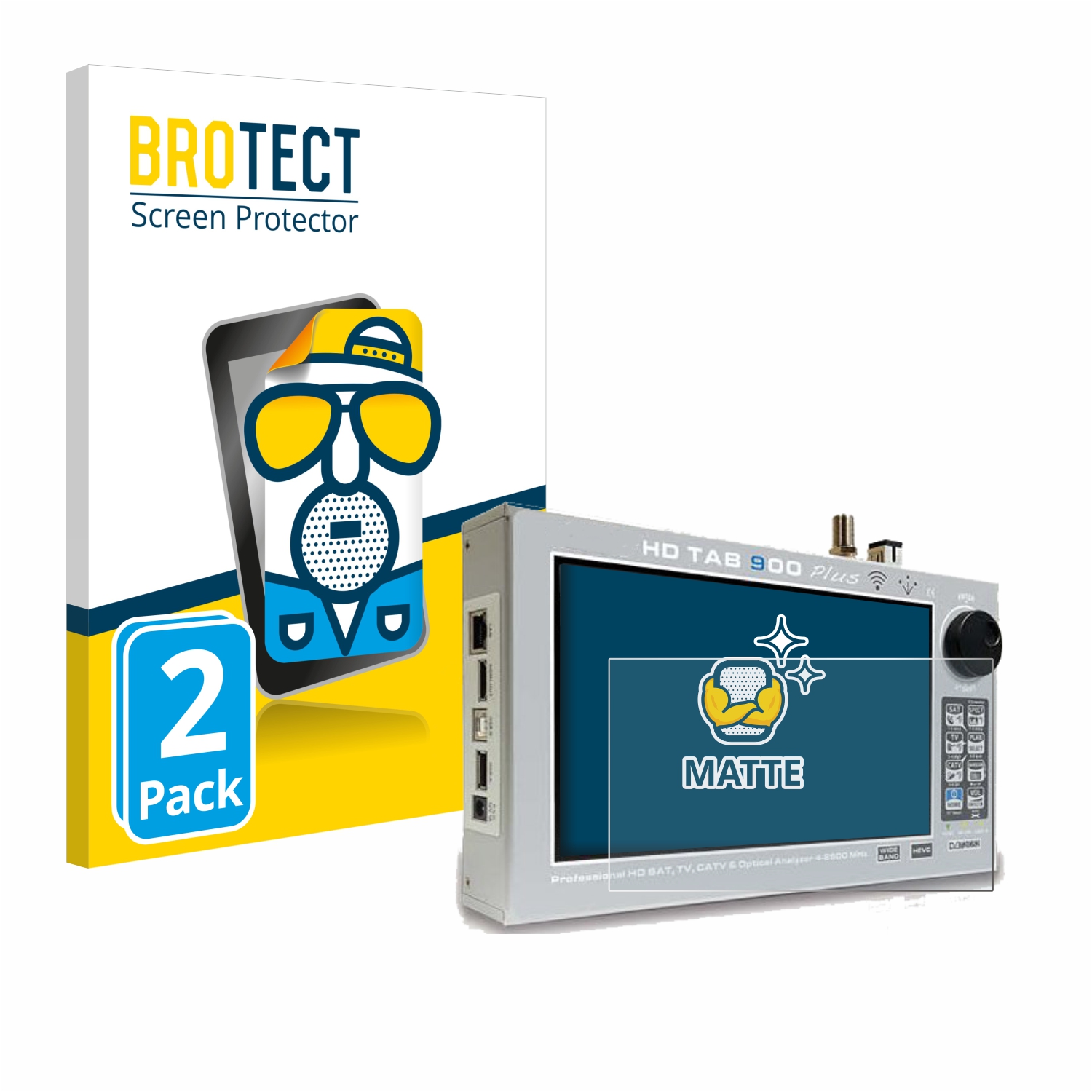 2x BROTECT Entspiegelungs-Folie pro Rover TAB 900 Plus