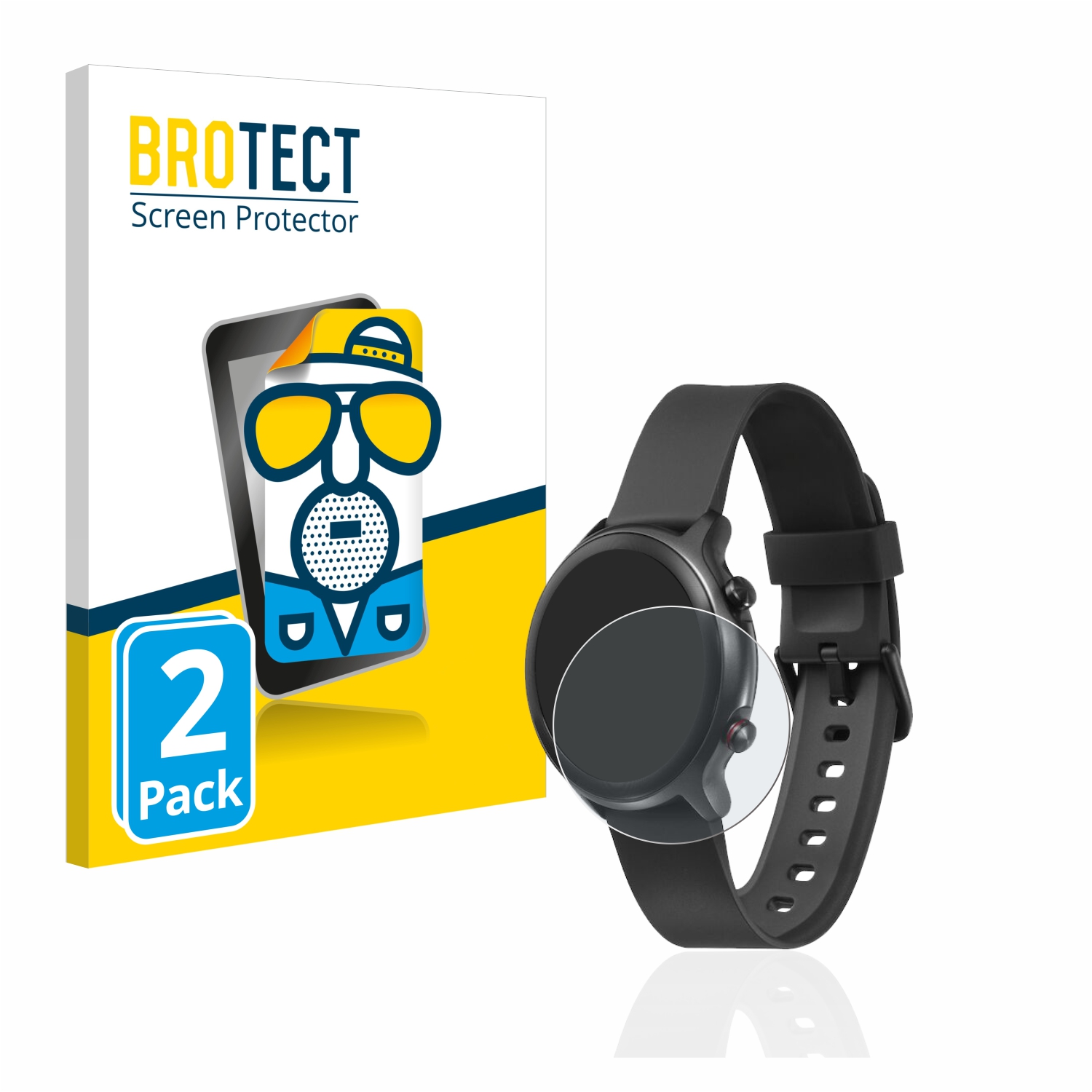 2x BROTECT Entspiegelungs-Folie pro Doro Watch