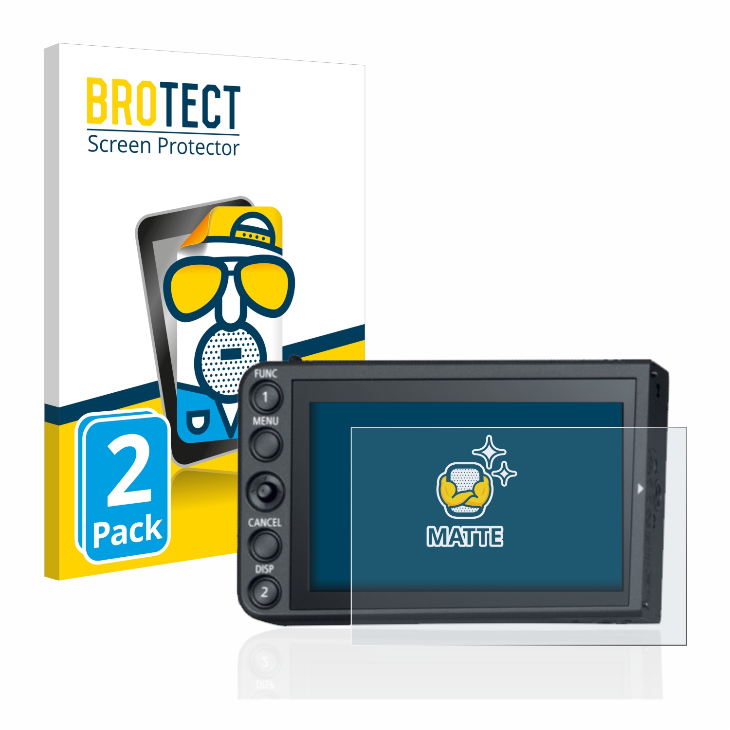2x BROTECT Entspiegelungs-Folie pro Canon LCD Monitor LM-V1