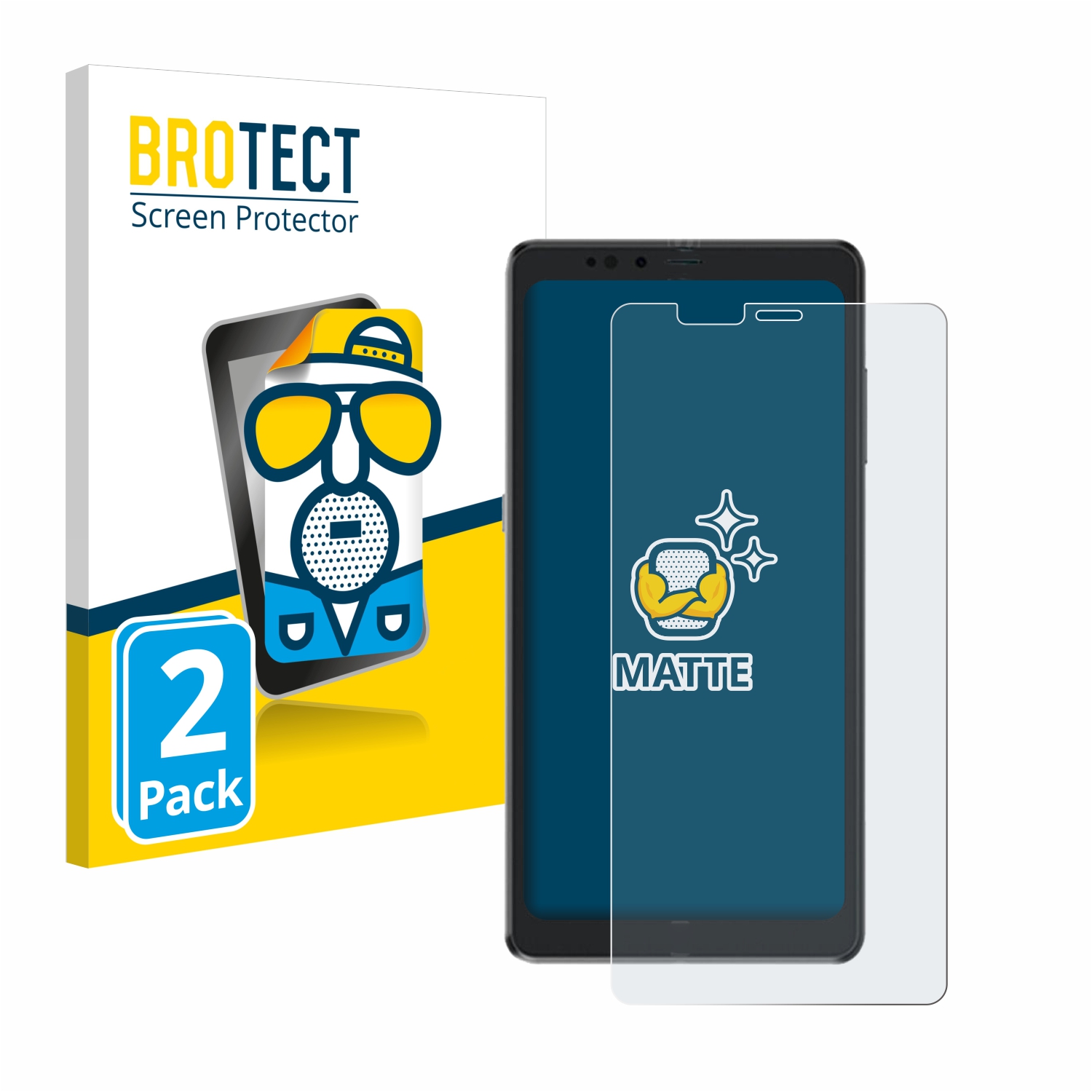 2x BROTECT Entspiegelungs-Folie pro Hisense A9