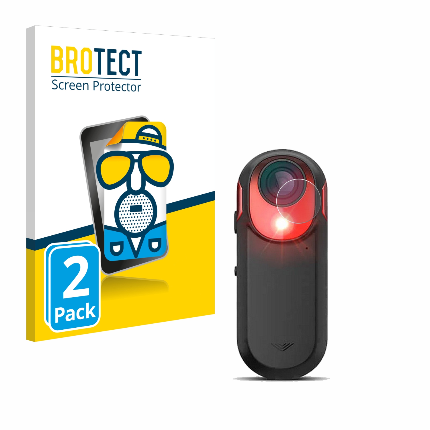 2x BROTECT Entspiegelungs-Folie pro Garmin Varia RCT 715