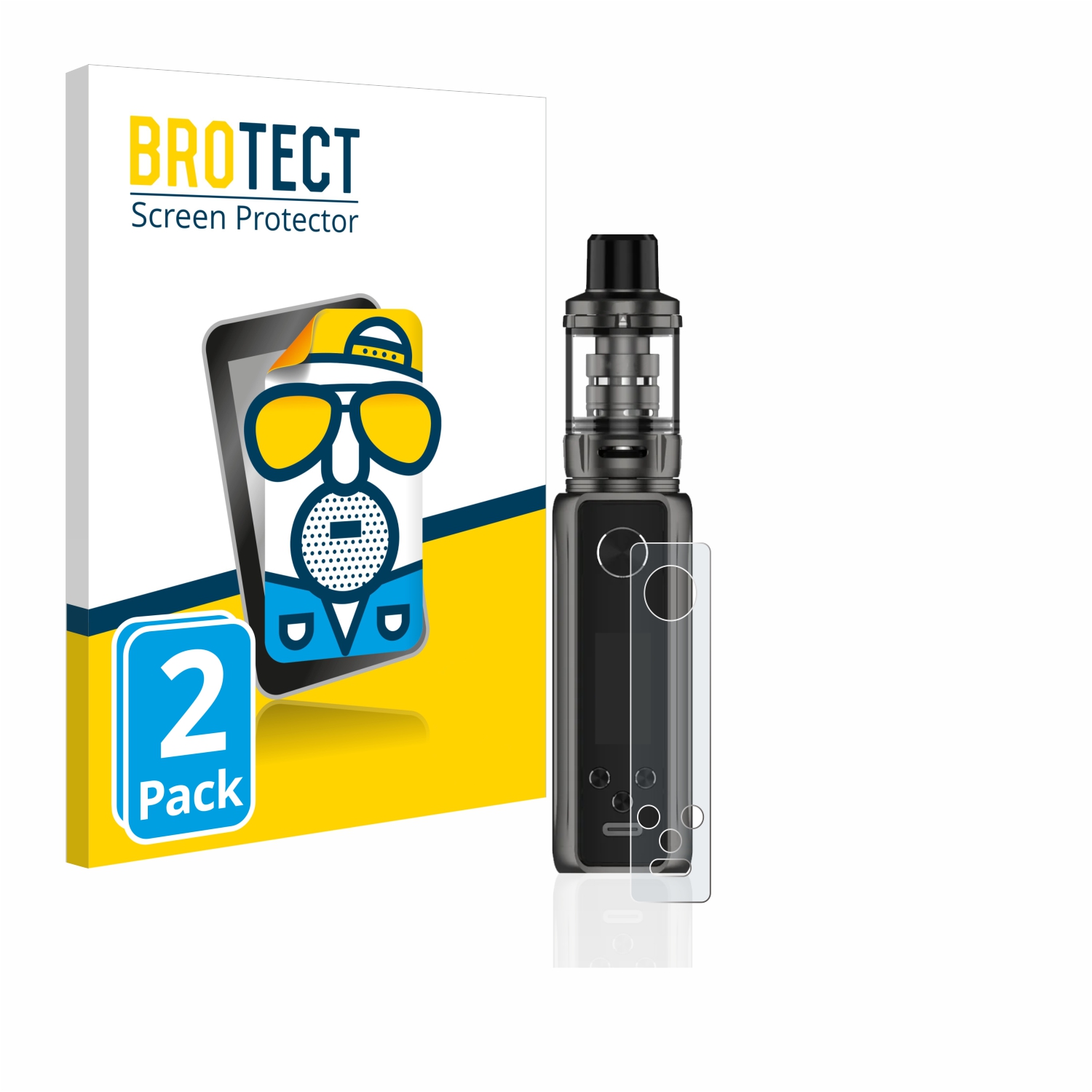 2x BROTECT Entspiegelungs-Folie pro Vaporesso Target 80 Mod
