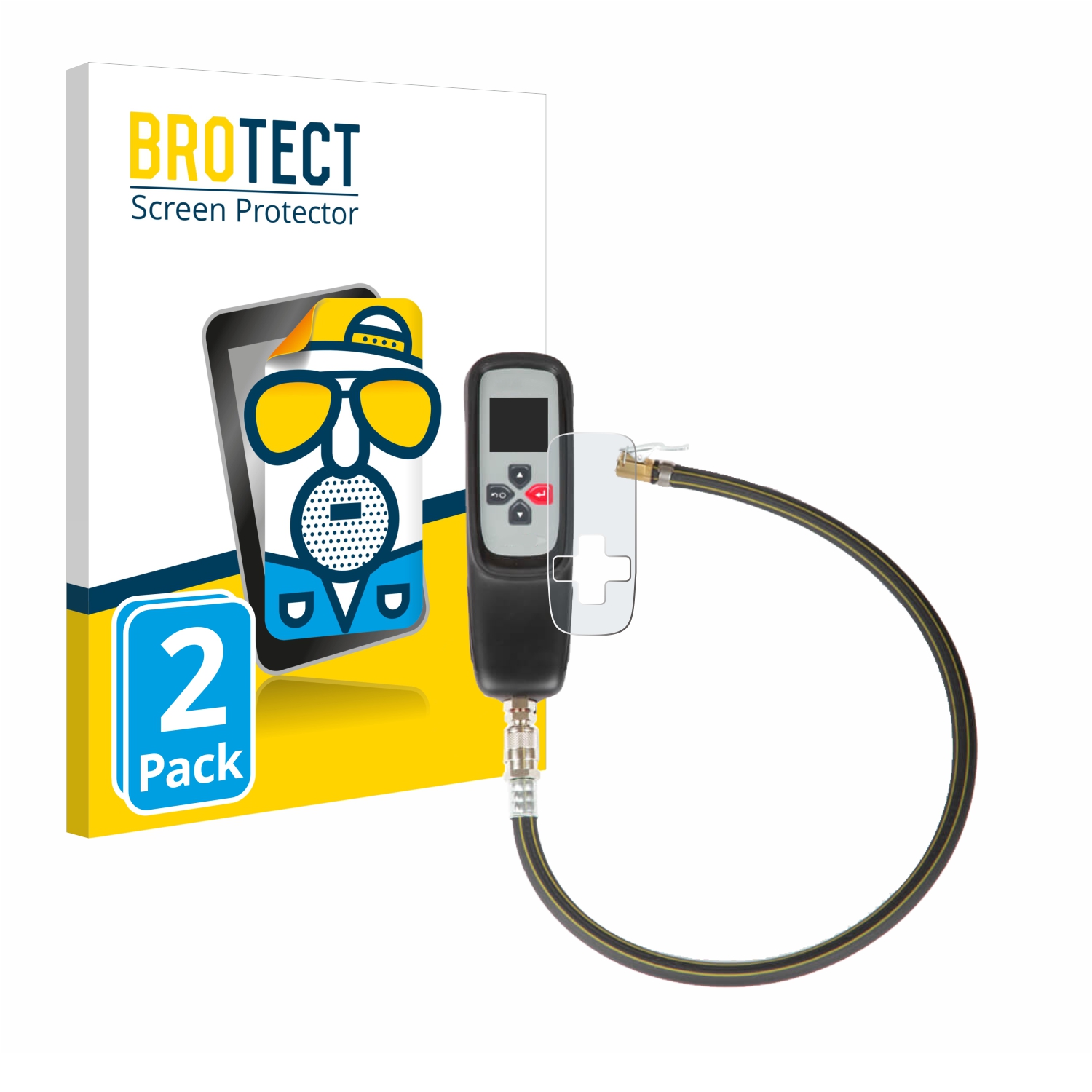 2x BROTECT Entspiegelungs-Folie pro Bartec TAP 100 /200