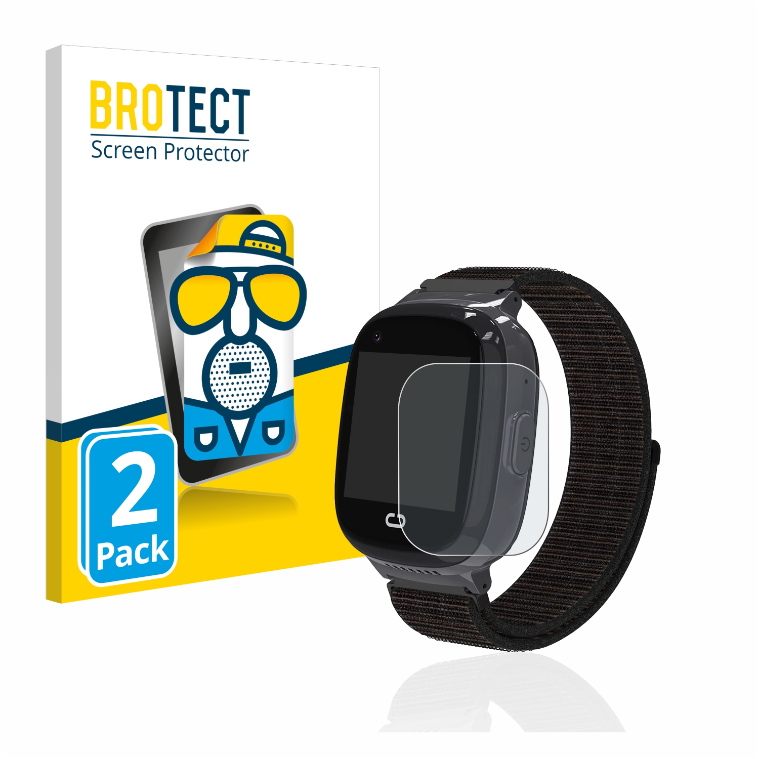 2x BROTECT Entspiegelungs-Folie pro Pthtechus 4G GPS T30