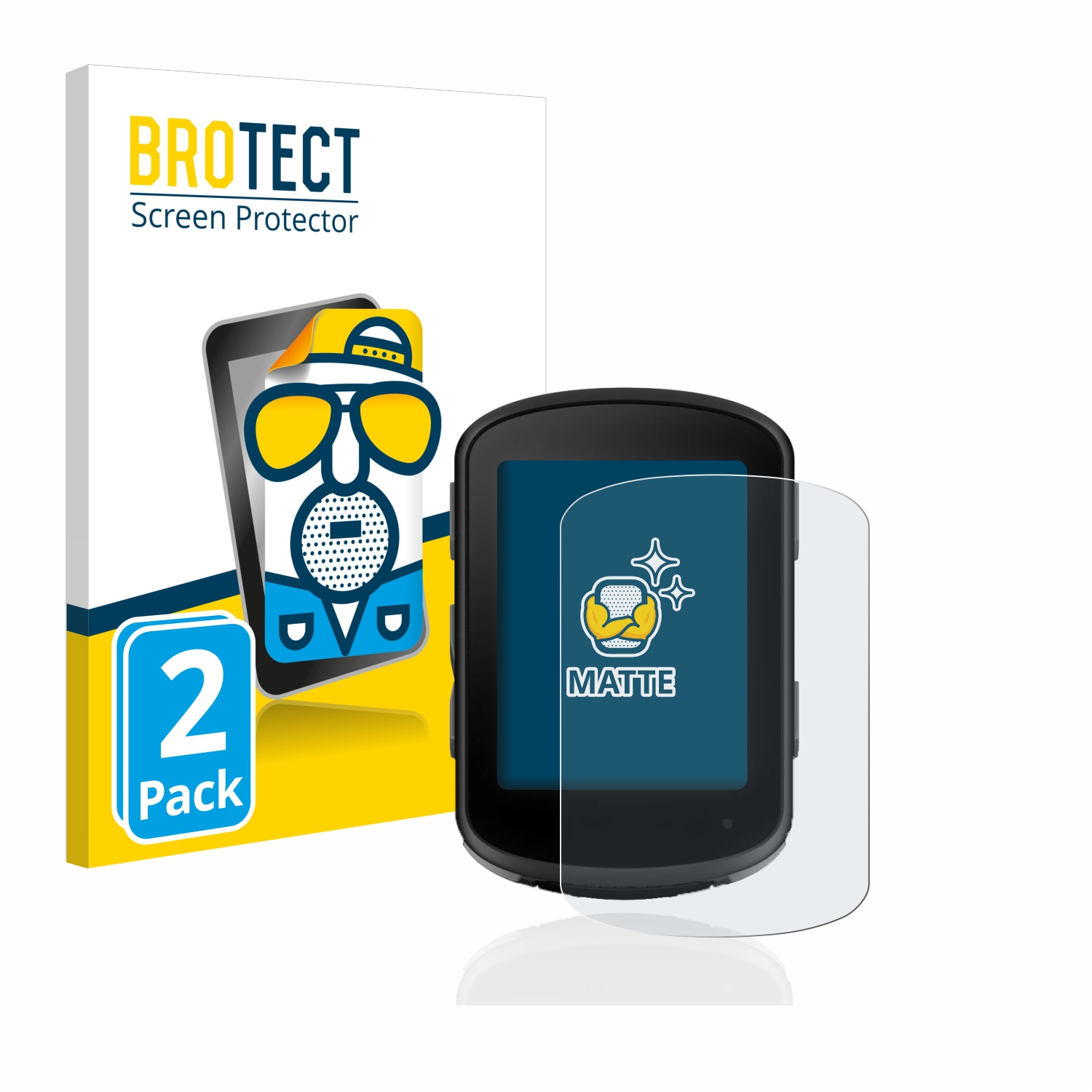 2x BROTECT Entspiegelungs-Folie pro Garmin Edge 540