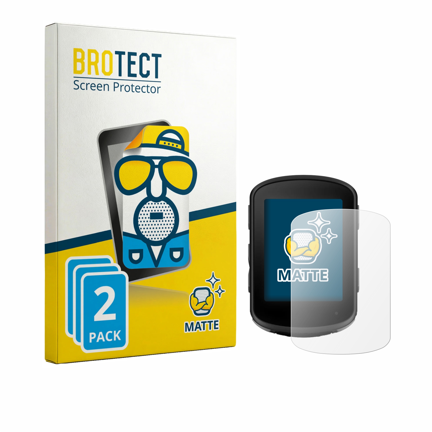 2x BROTECT Entspiegelungs-Folie pro Garmin Edge 840