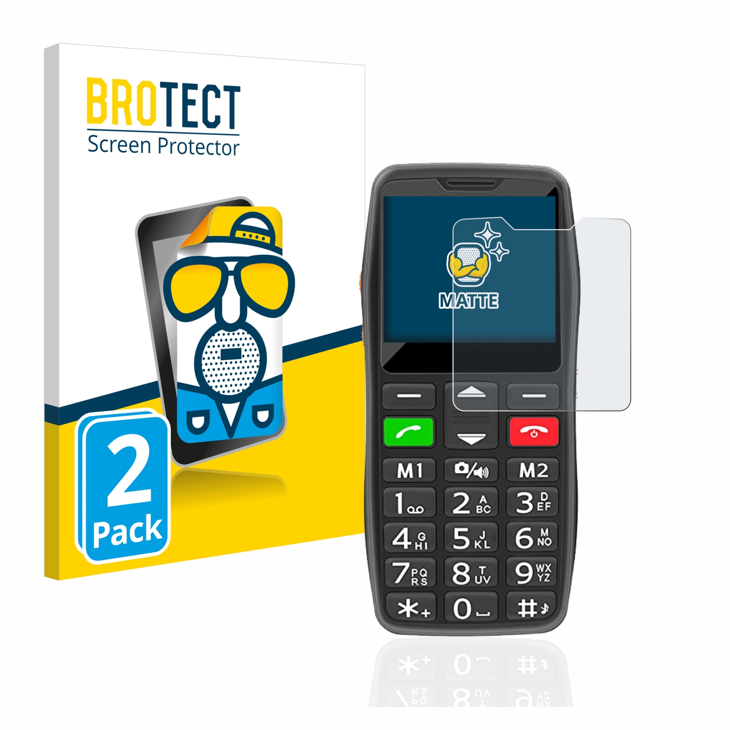 2x BROTECT Entspiegelungs-Folie pro TOKVIA T102