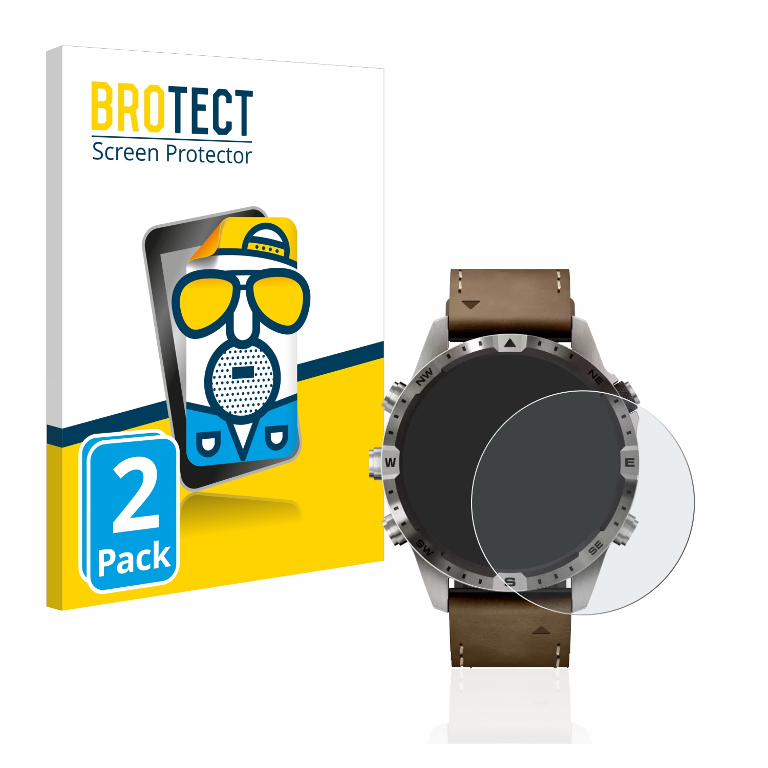 2x BROTECT Entspiegelungs-Folie pro Garmin Marq Adventurer (Gen 2)