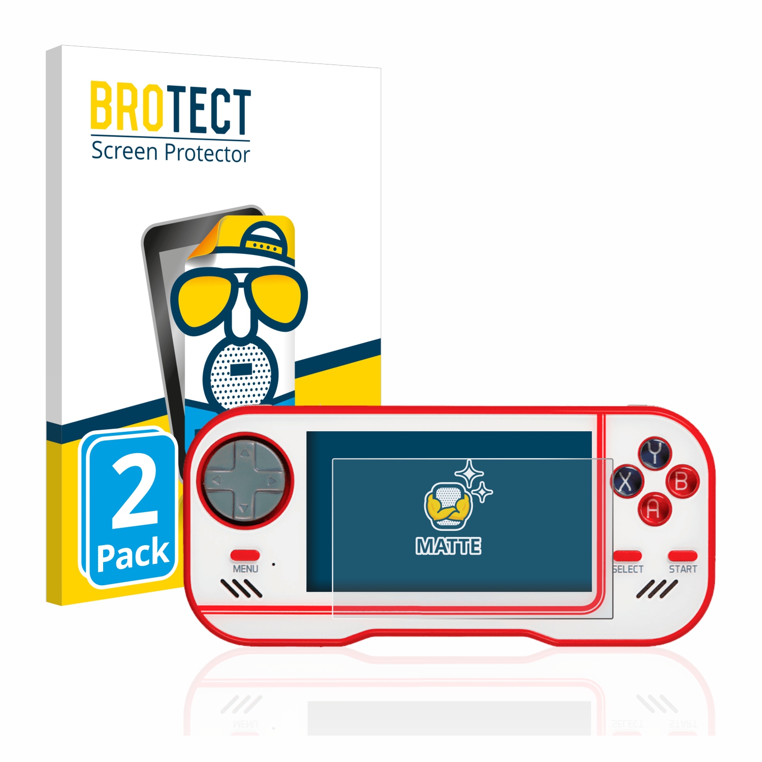 2x BROTECT Entspiegelungs-Folie pro Blaze Evercade