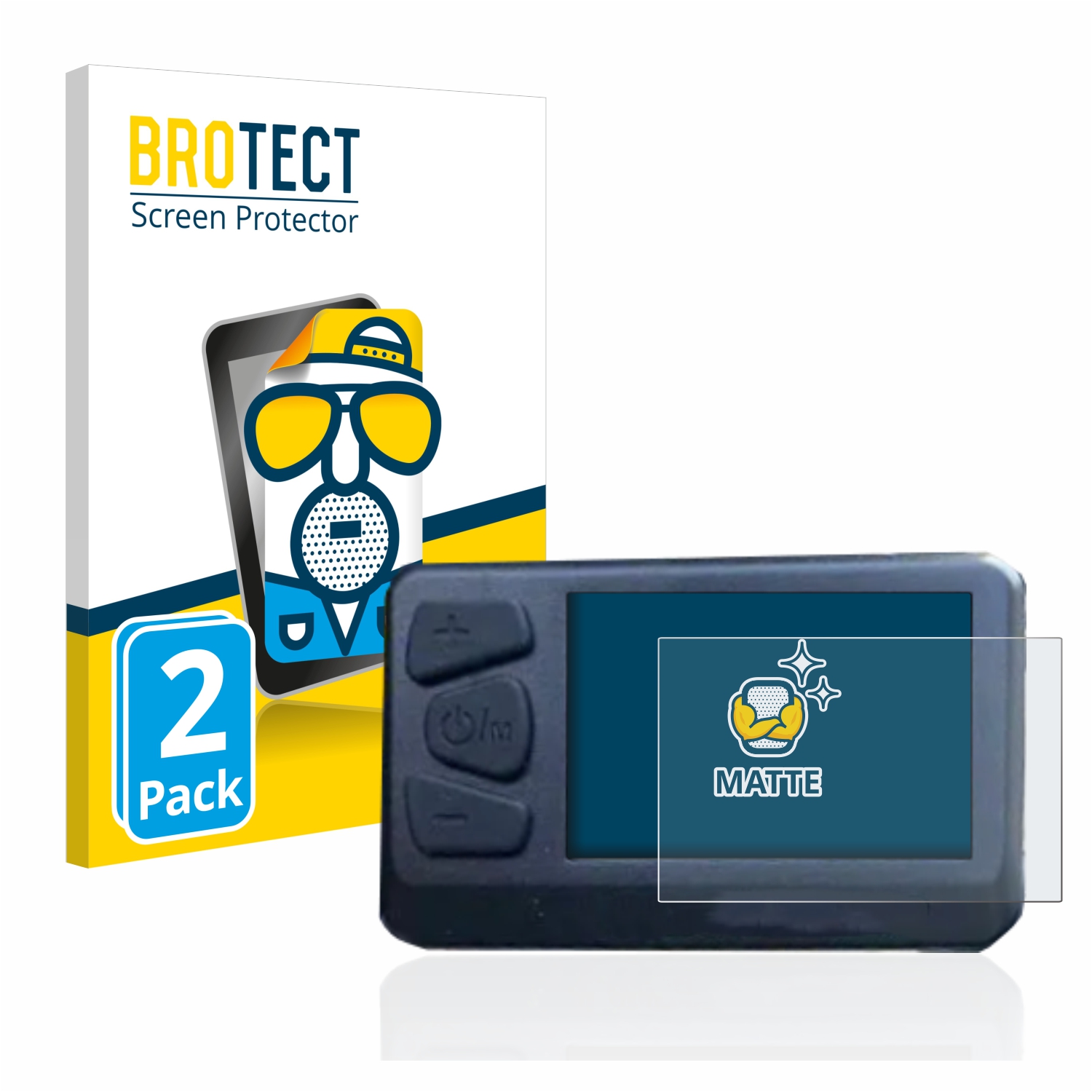 2x BROTECT Entspiegelungs-Folie pro Zündapp Z810 LCD displej