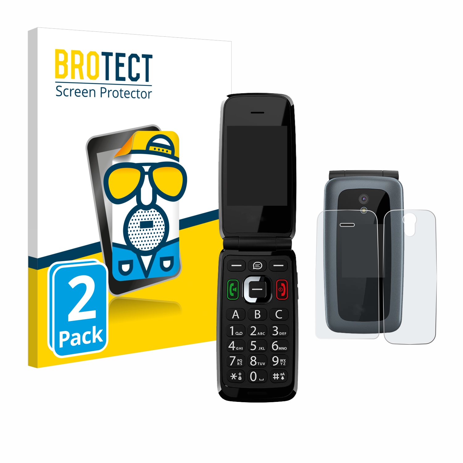 2x BROTECT Entspiegelungs-Folie pro Gigaset GL7