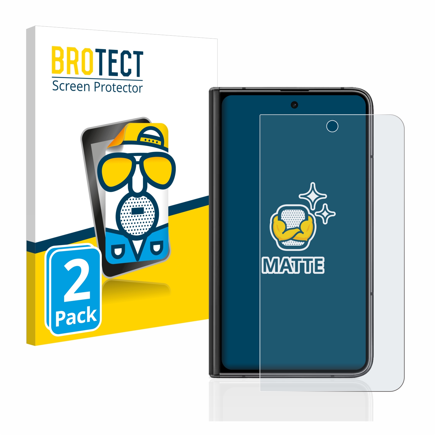 2x BROTECT Entspiegelungs-Folie pro Google Pixel Fold (externí displej)