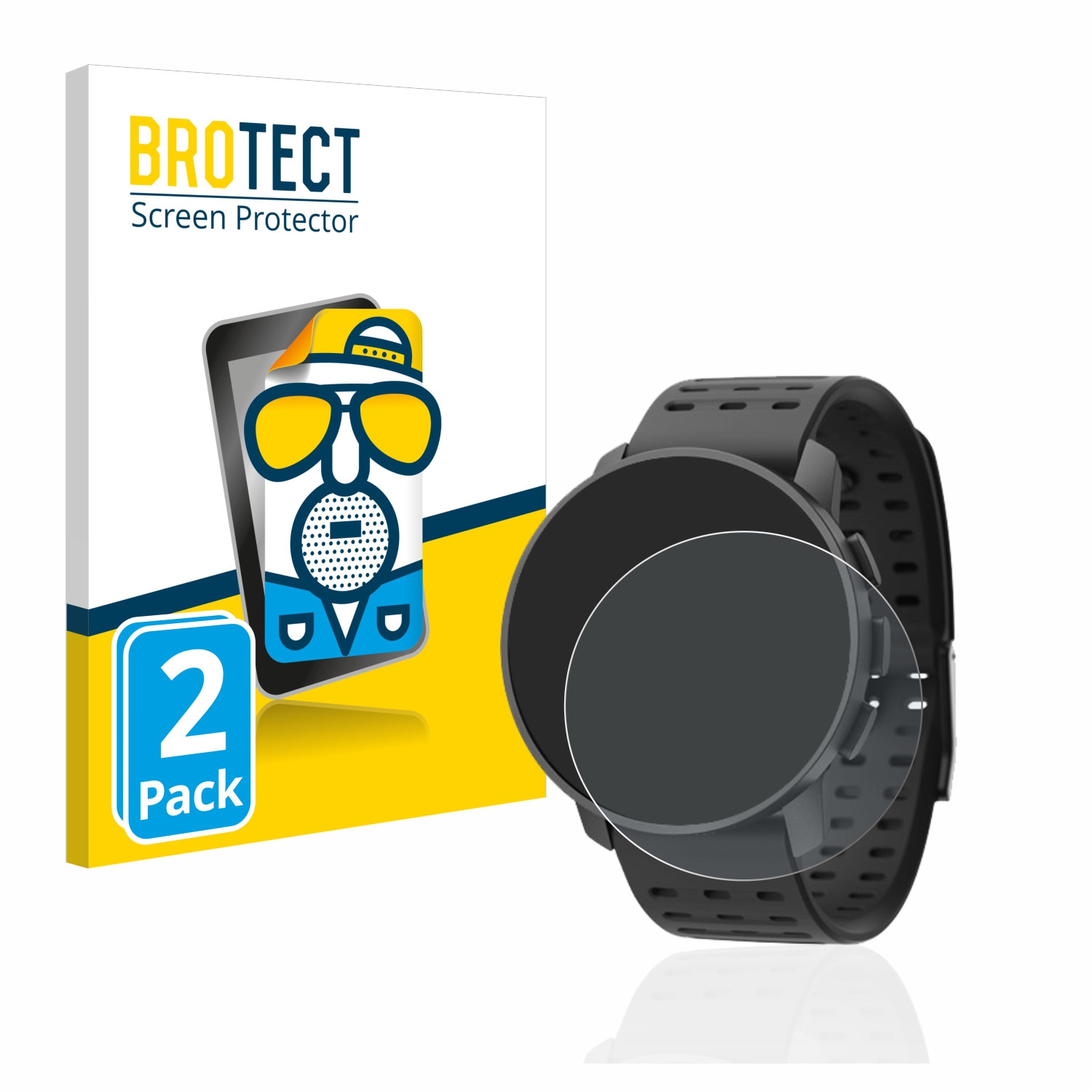 2x BROTECT Entspiegelungs-Folie pro Suunto 9 Peak Pro