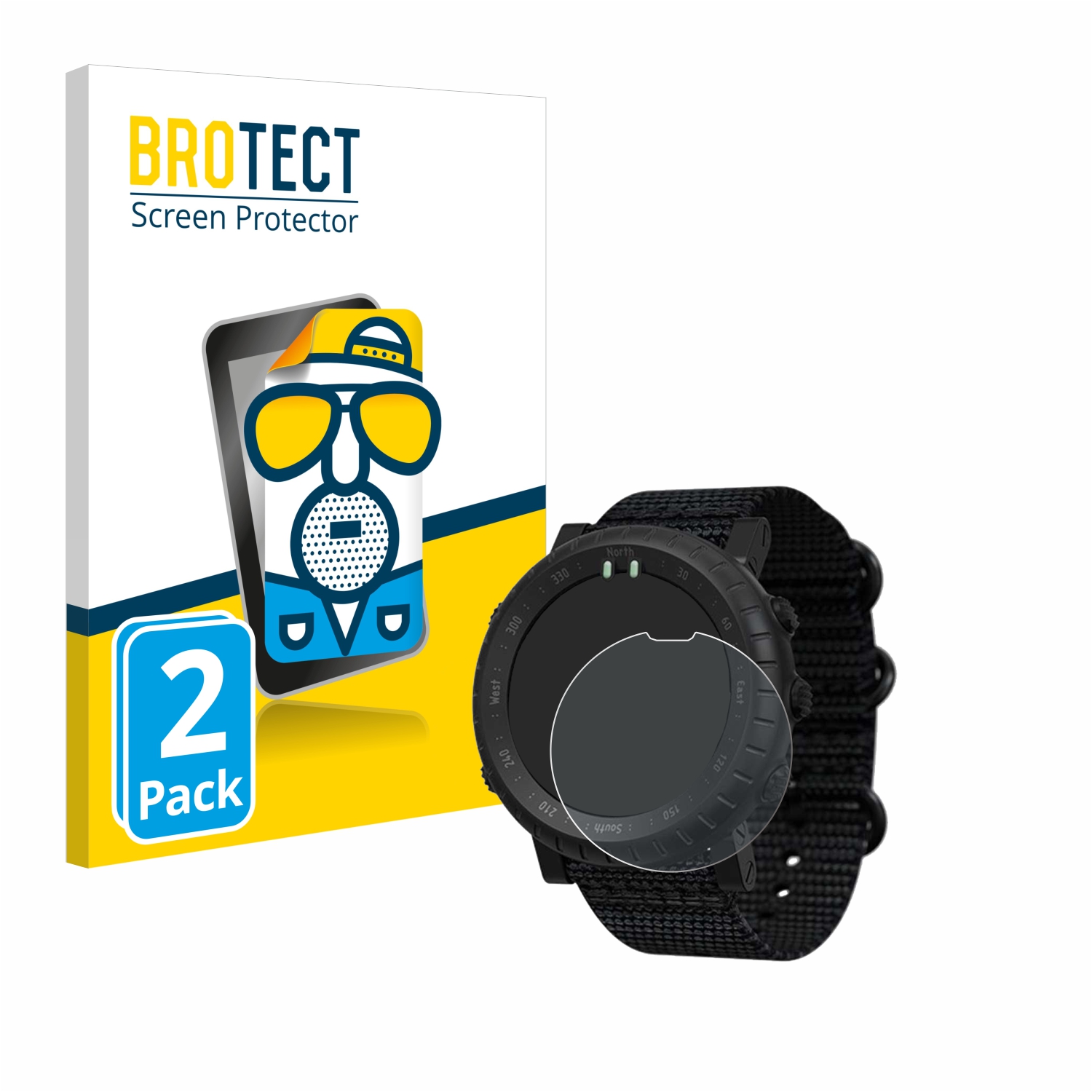 2x BROTECT Entspiegelungs-Folie pro Suunto Core Alpha