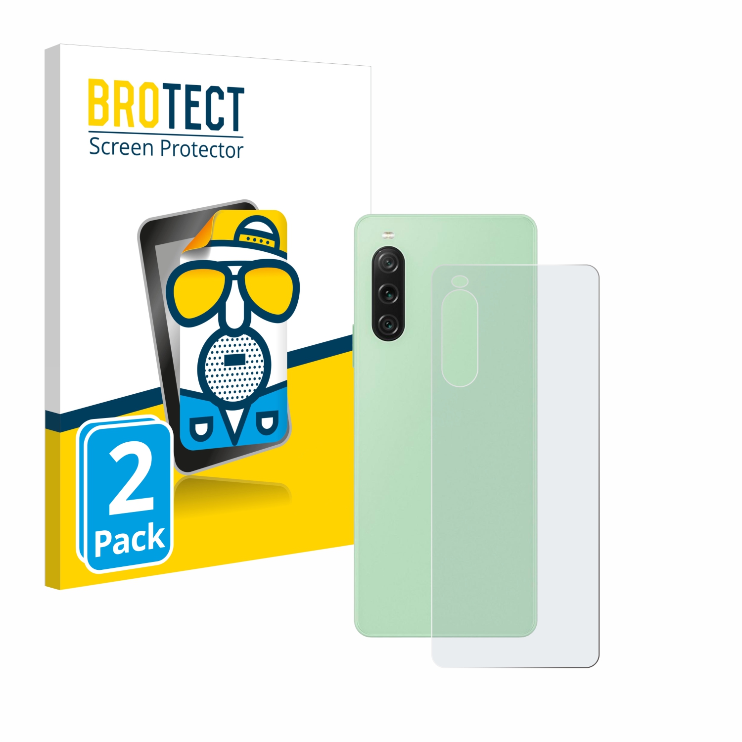 2x BROTECT Entspiegelungs-Folie pro Sony Xperia 10 V (zadní strana)