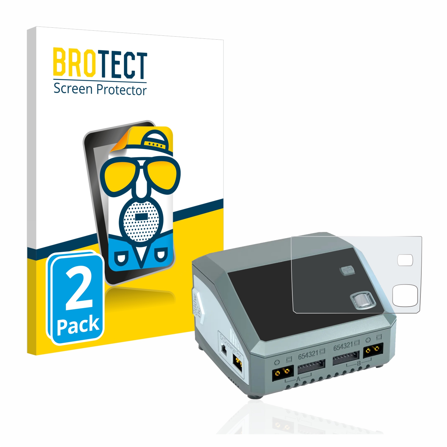 2x BROTECT Entspiegelungs-Folie pro SkyRc D200 neo