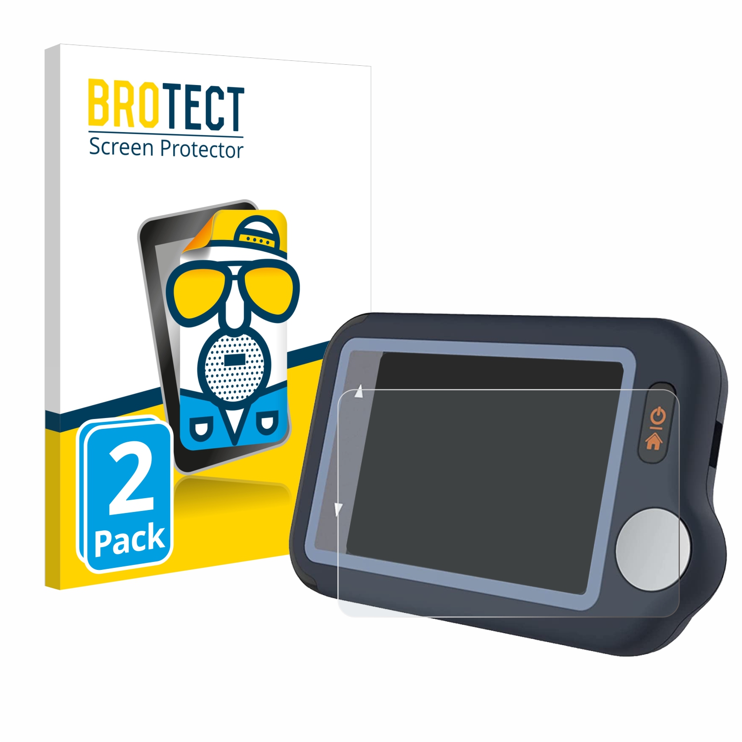 2x BROTECT Entspiegelungs-Folie pro Wellue Pulsebit EX EKG