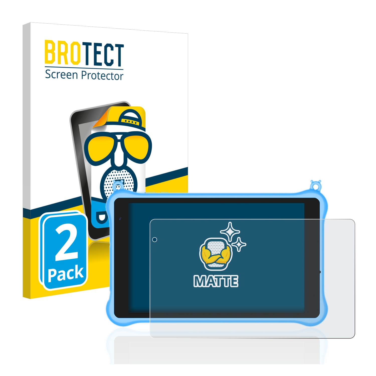 2x BROTECT Entspiegelungs-Folie pro Blackview Tab 5 Kids
