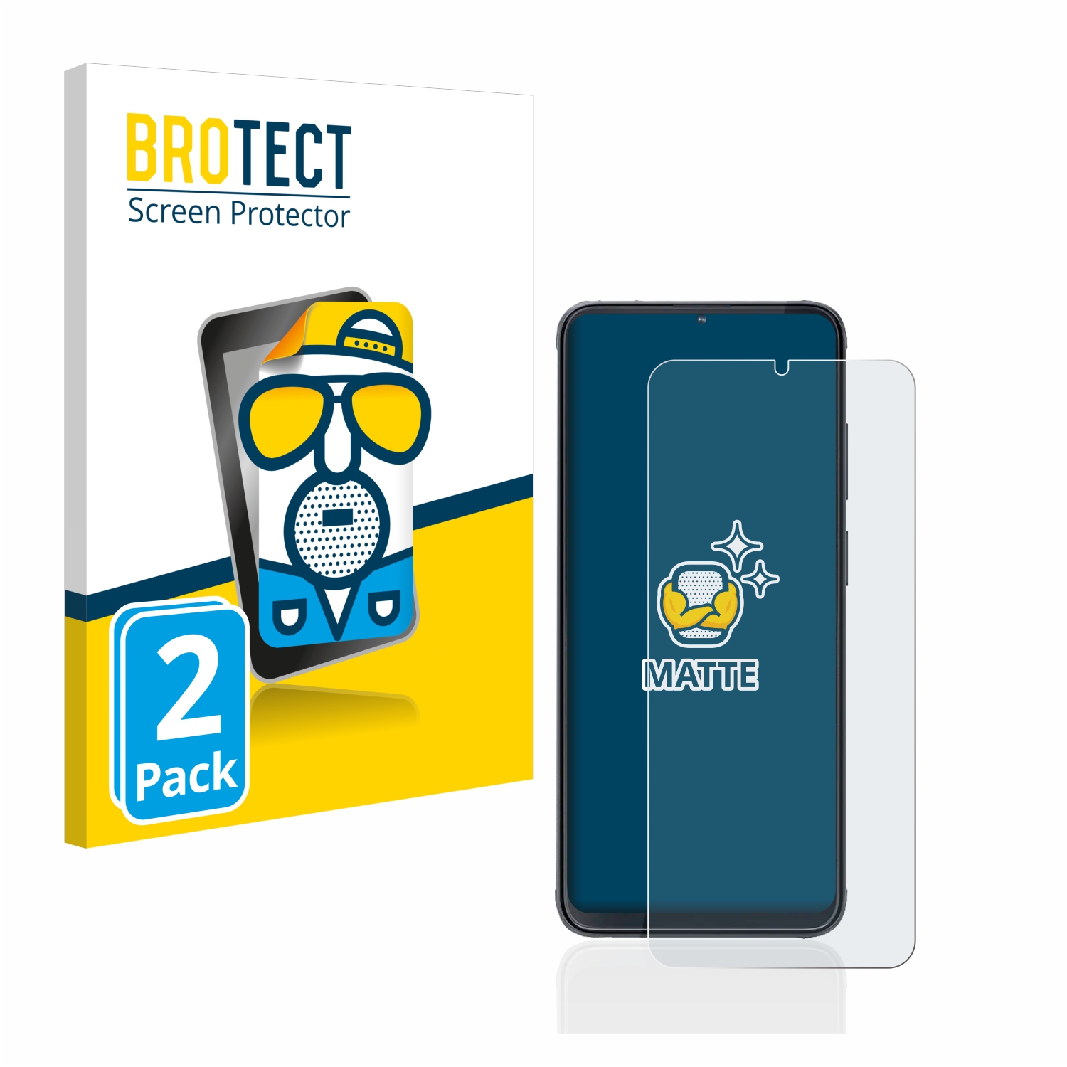 2x BROTECT Entspiegelungs-Folie pro Cubot X70