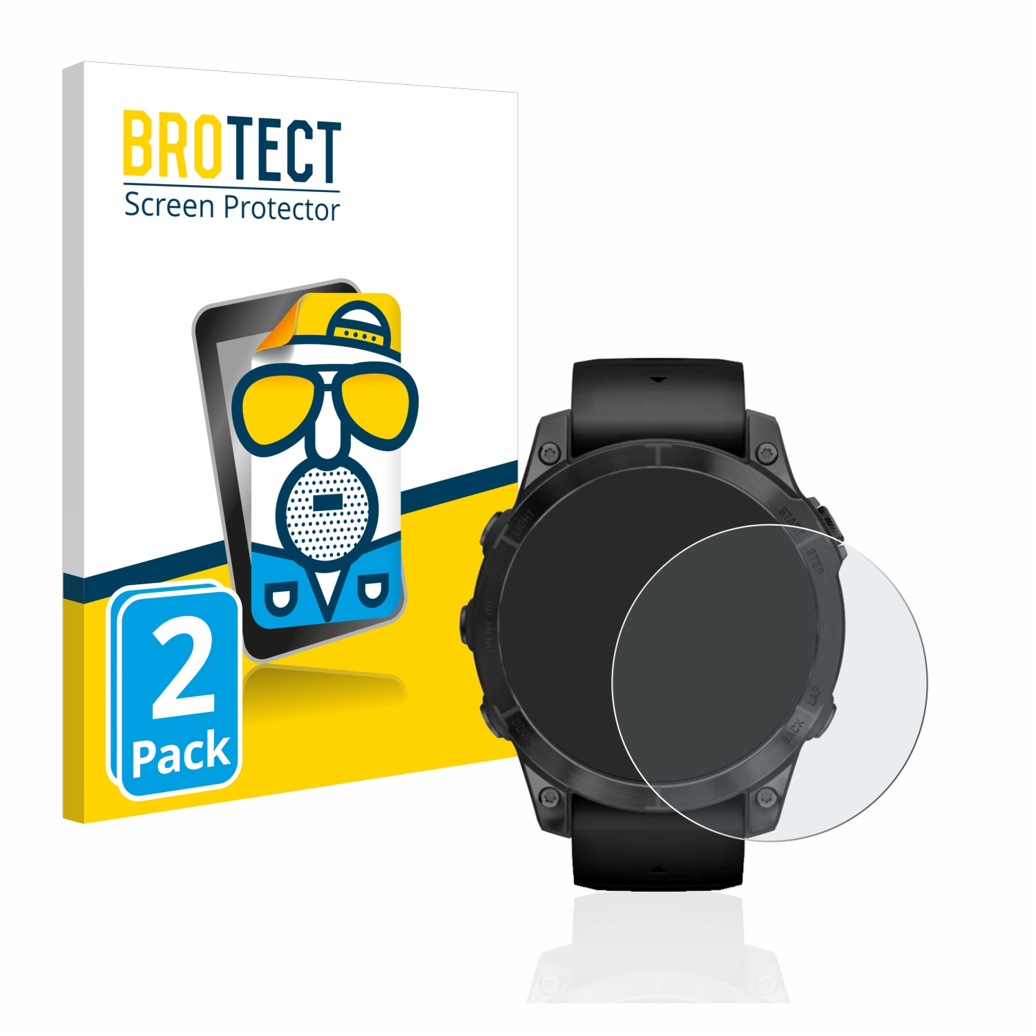 2x BROTECT Entspiegelungs-Folie pro Garmin Epix Pro (Gen 2) (47 mm)
