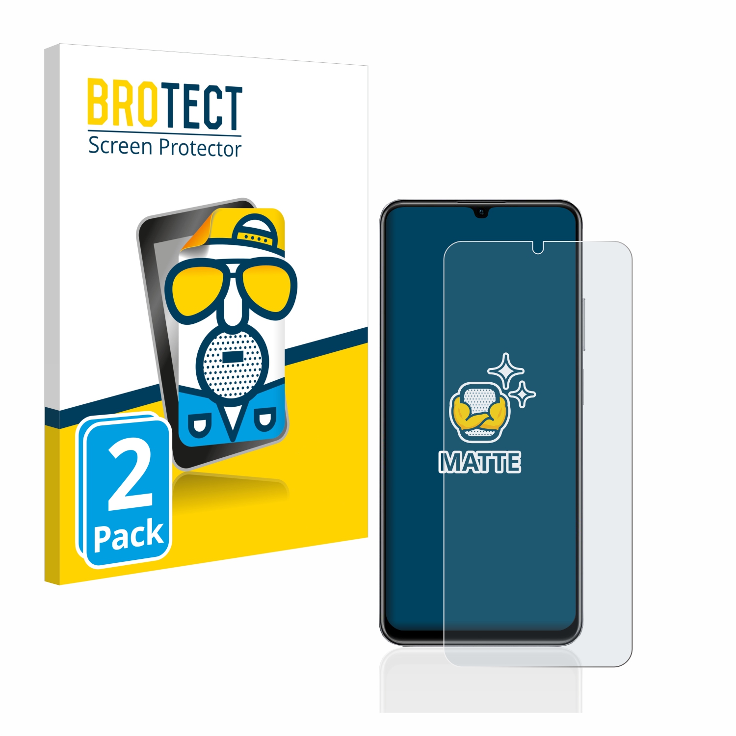 2x BROTECT Entspiegelungs-Folie pro realme C53