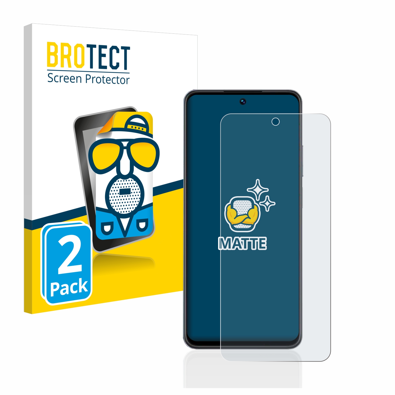 2x BROTECT Entspiegelungs-Folie pro realme C55