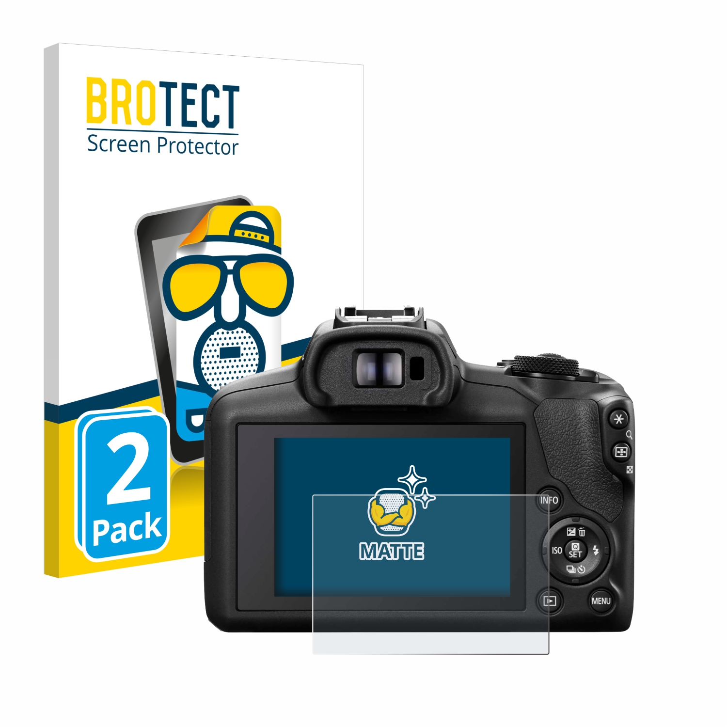 2x BROTECT Entspiegelungs-Folie pro Canon EOS R100