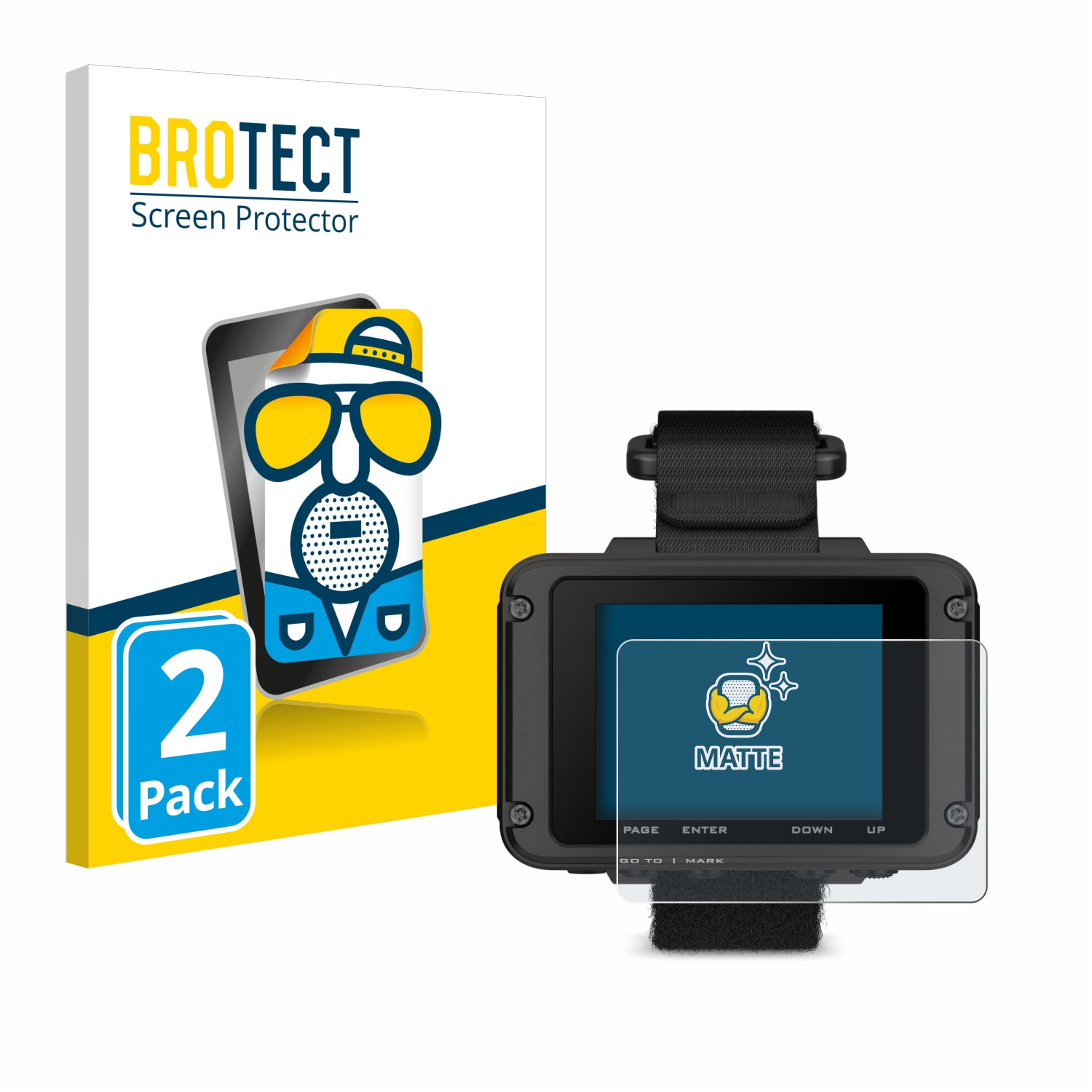 2x BROTECT Entspiegelungs-Folie pro Garmin Foretrex 801