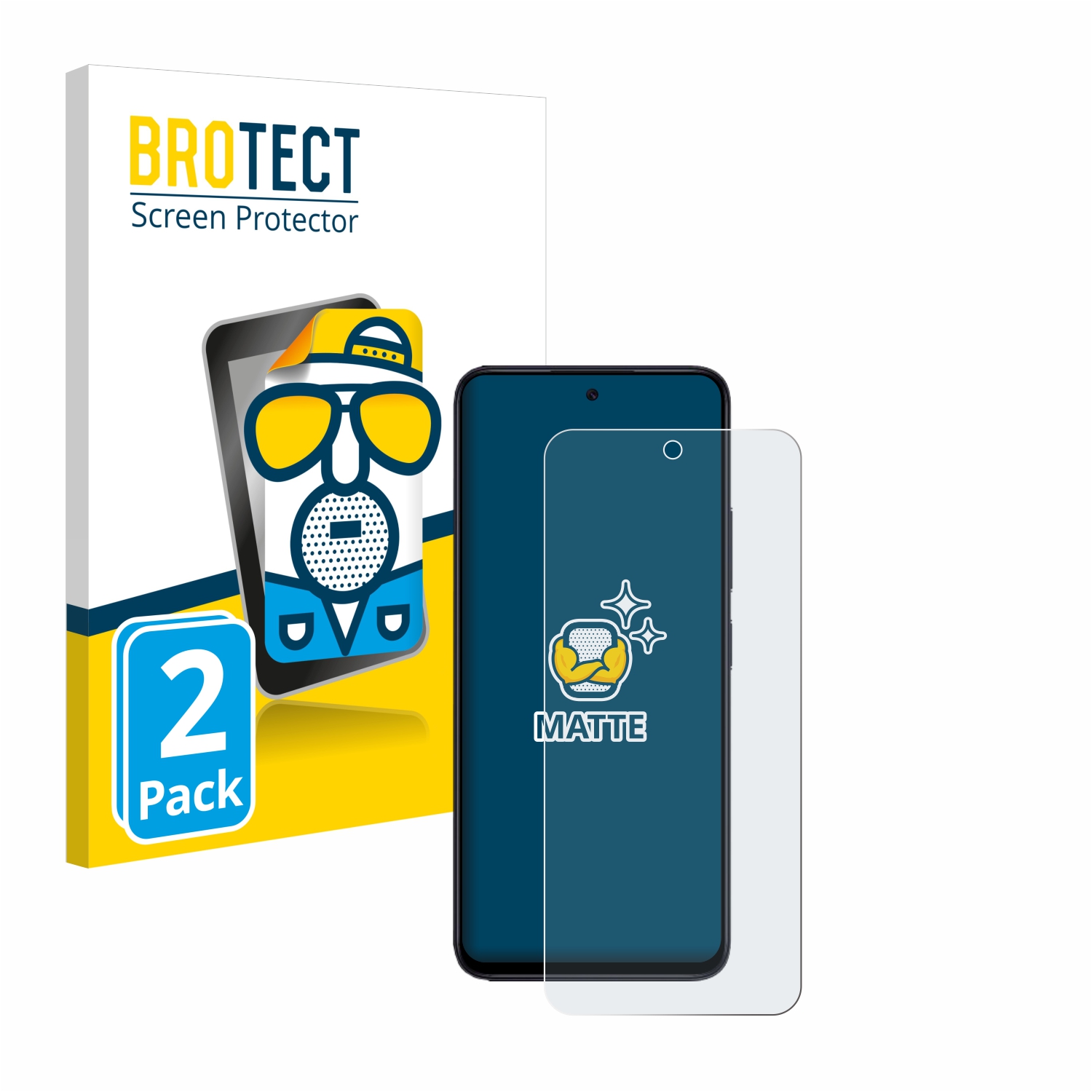 2x BROTECT Entspiegelungs-Folie pro Xiaomi Redmi 12