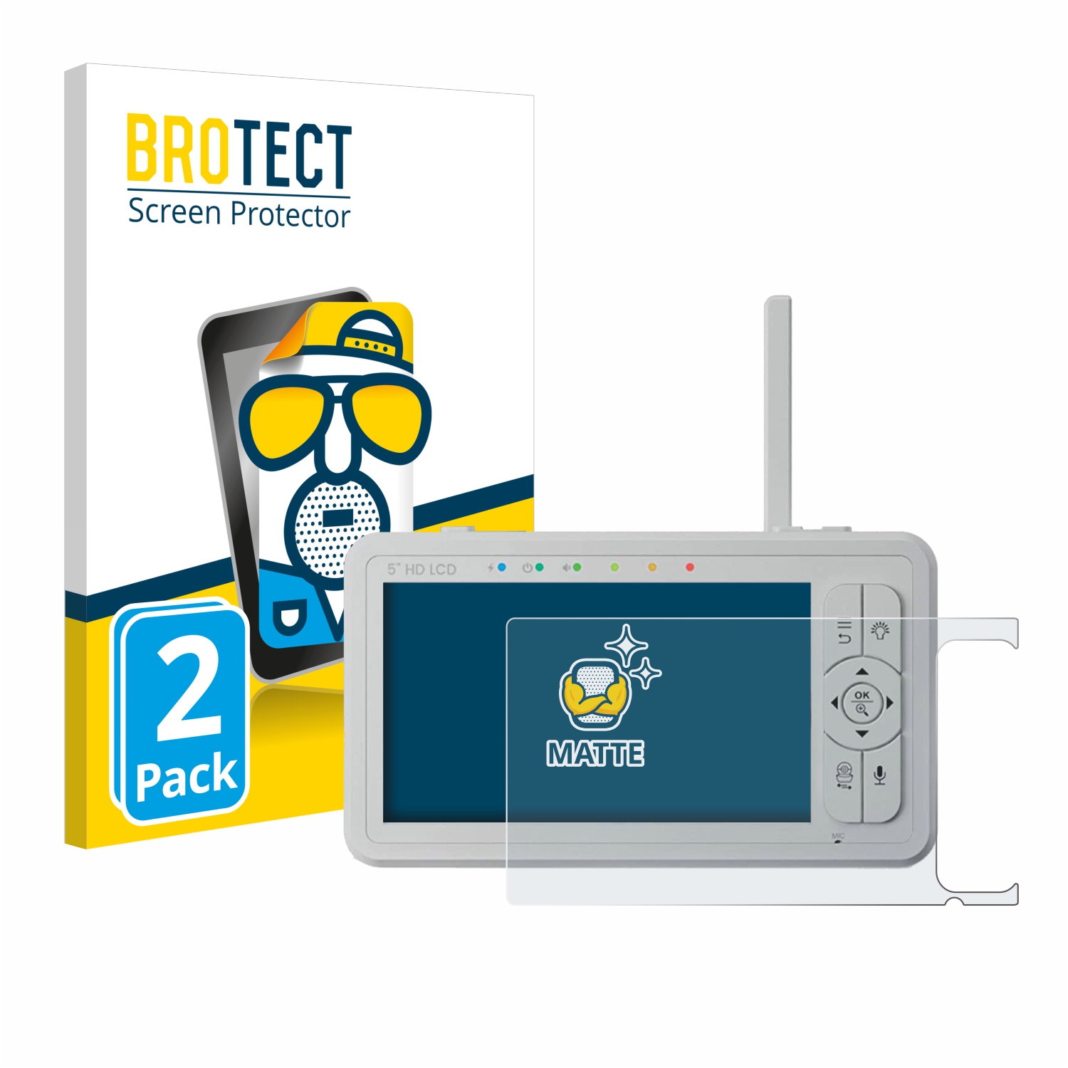 2x BROTECT Entspiegelungs-Folie pro Babysense HD S2 5