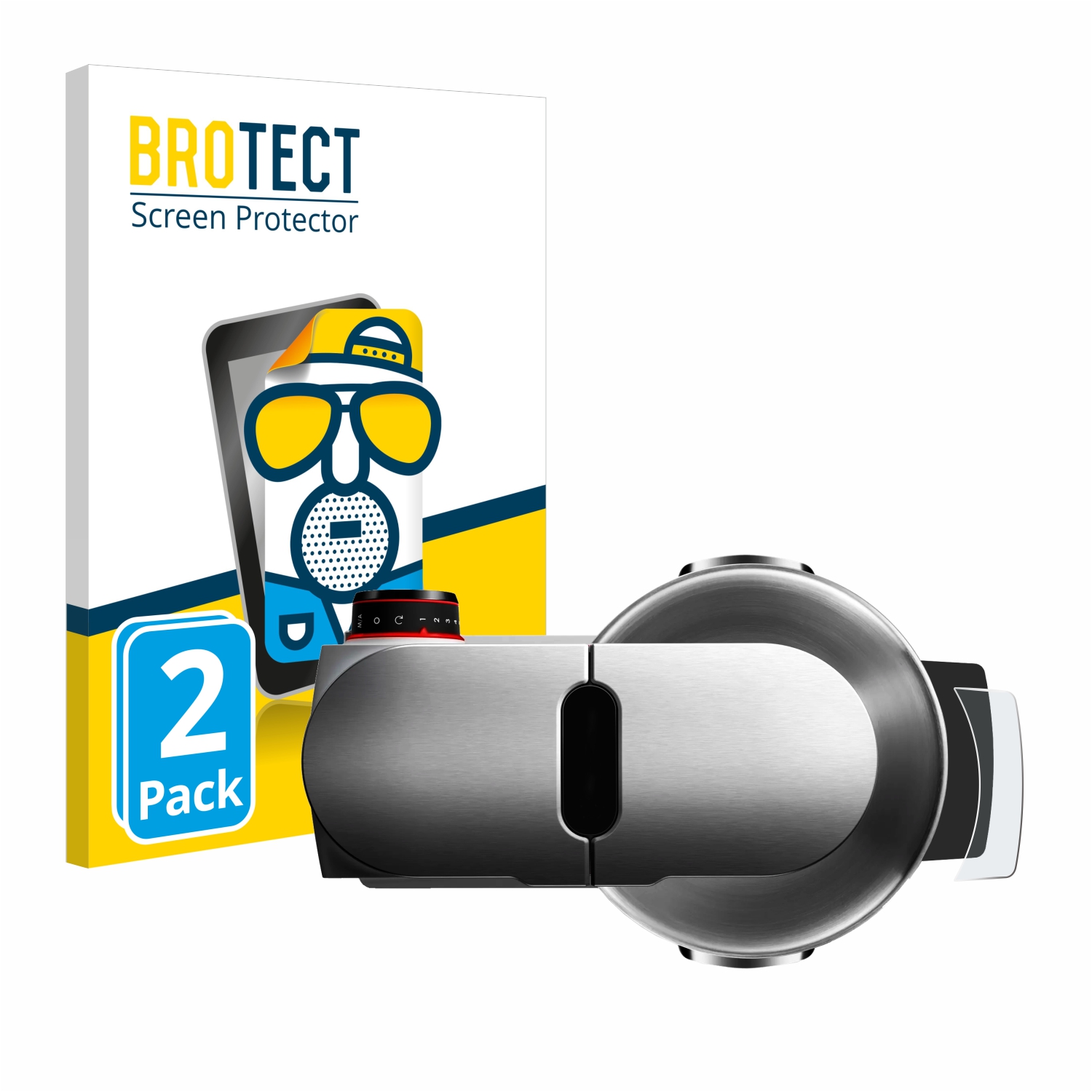 2x BROTECT Entspiegelungs-Folie pro Bosch MUM Serie 8 OptiMUM MUM9AX5S00