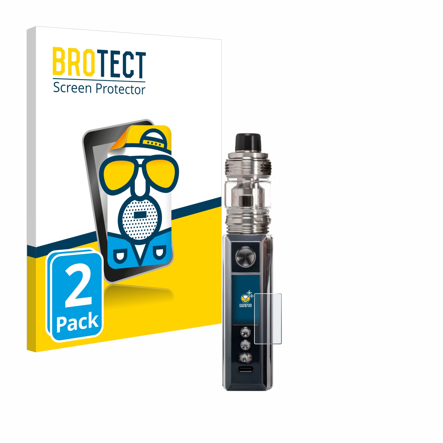 2x BROTECT Entspiegelungs-Folie pro Voopoo Drag M100S