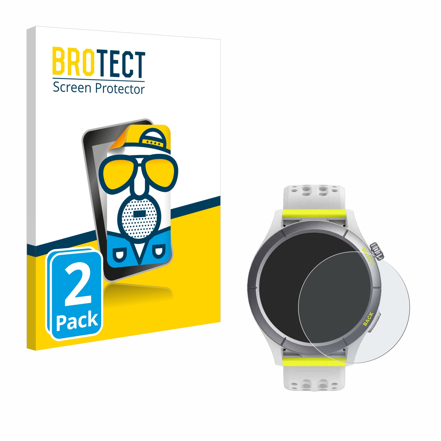 2x BROTECT Entspiegelungs-Folie pro Huami Amazfit Cheetah