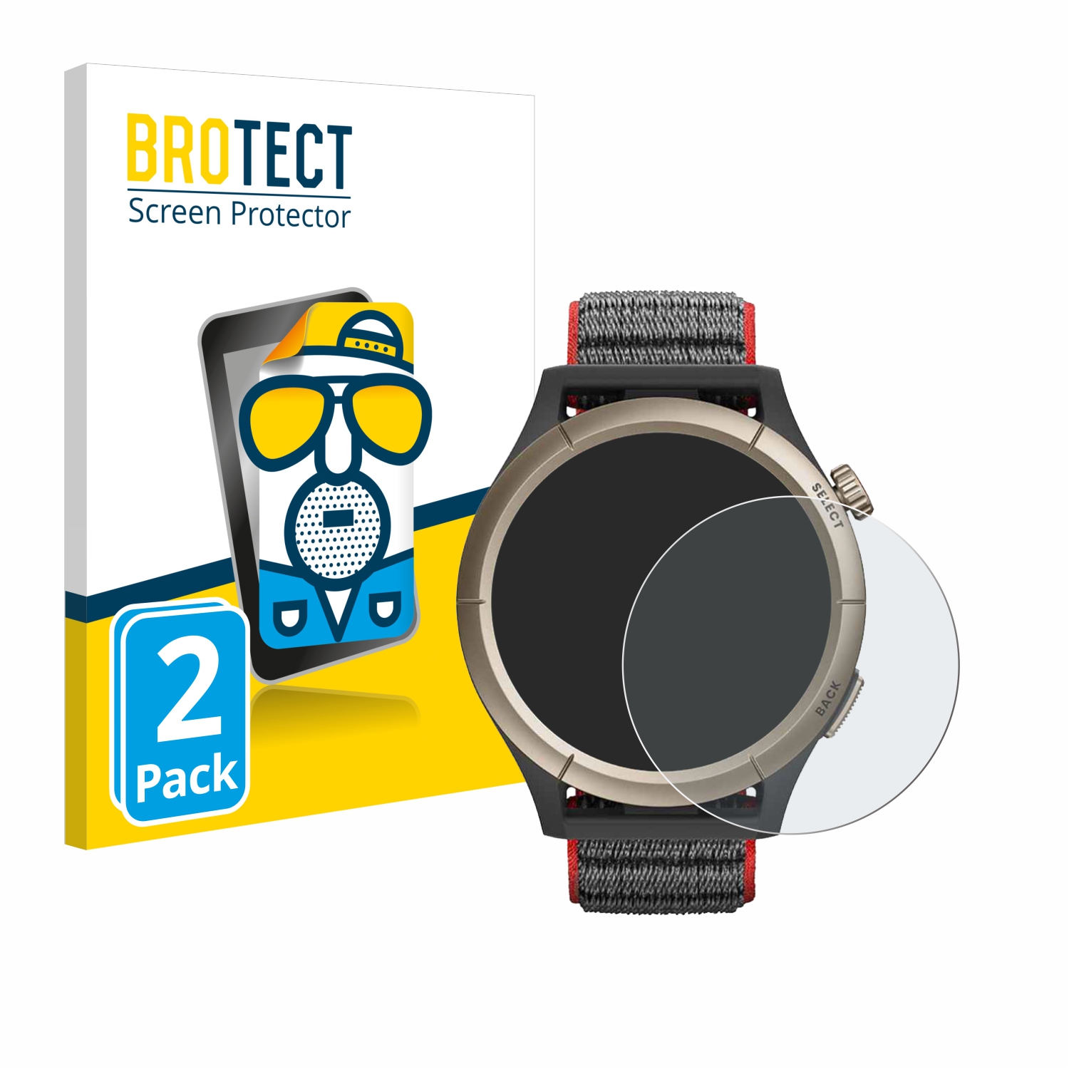 2x BROTECT Entspiegelungs-Folie pro Huami Amazfit Cheetah Pro