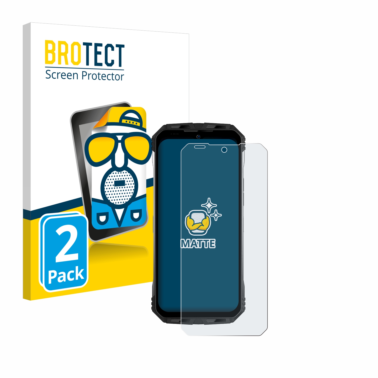 2x BROTECT Entspiegelungs-Folie pro Doogee S100 Helio G99