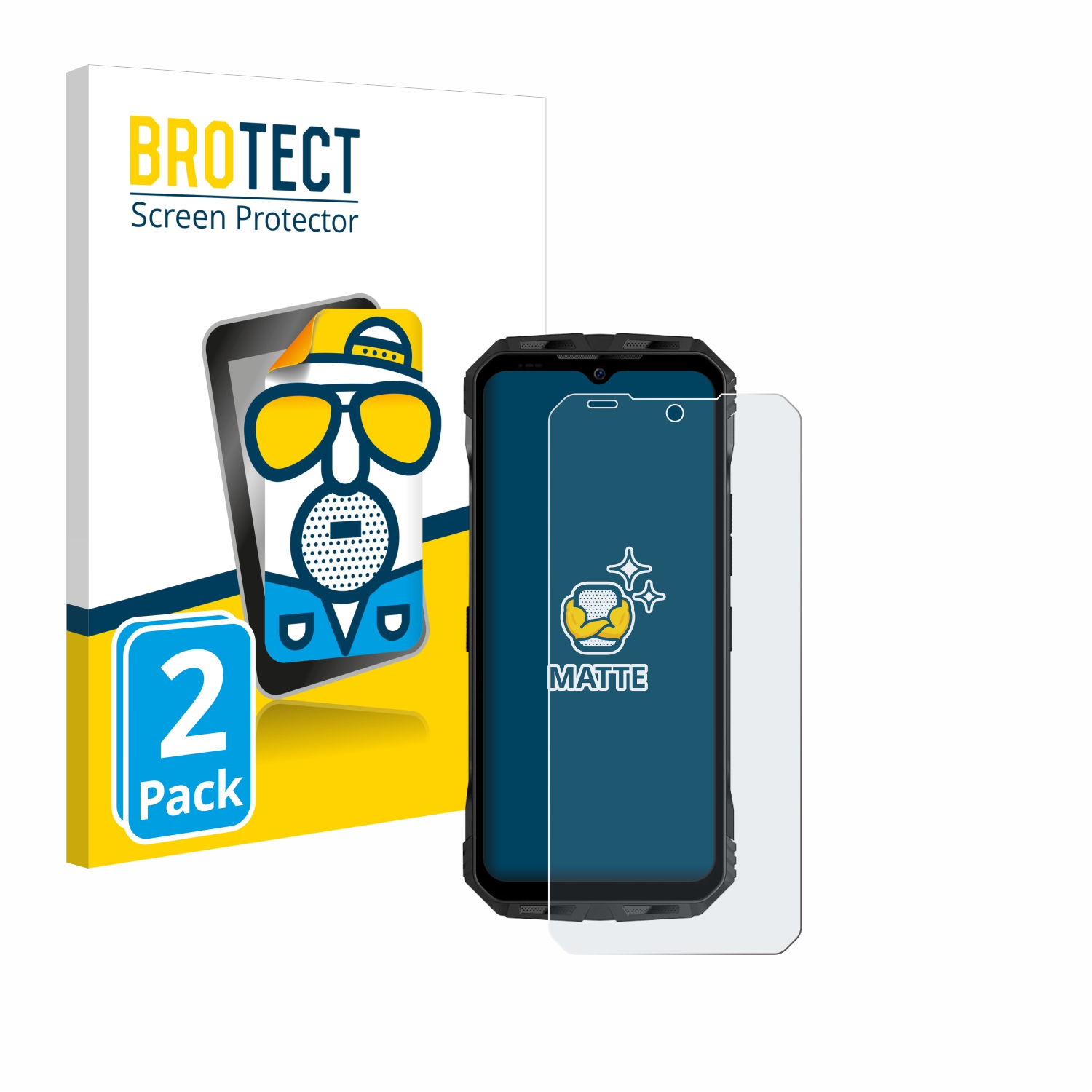 2x BROTECT Entspiegelungs-Folie pro Doogee V30