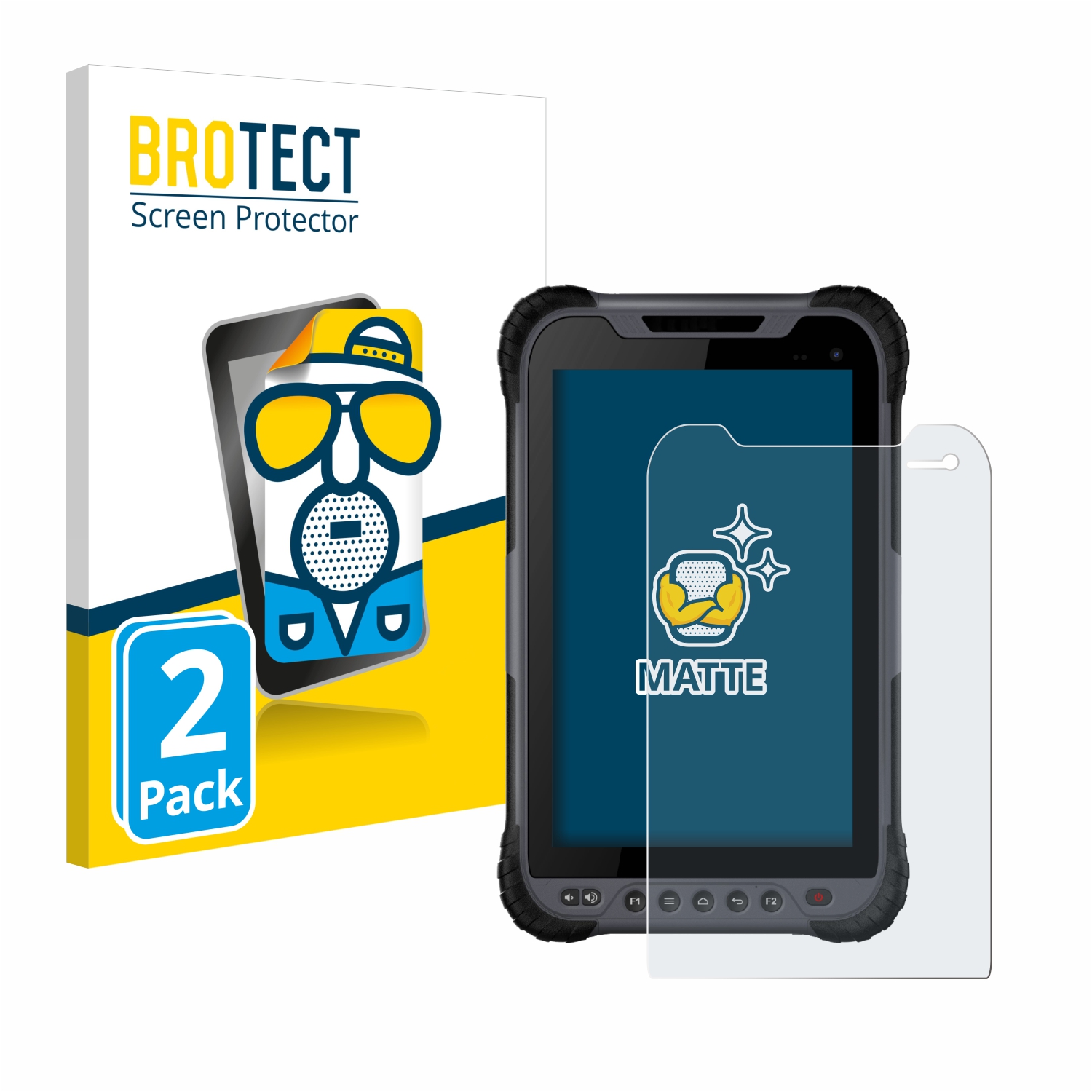 2x BROTECT Entspiegelungs-Folie pro Stonex UT32 Rugged Tablet