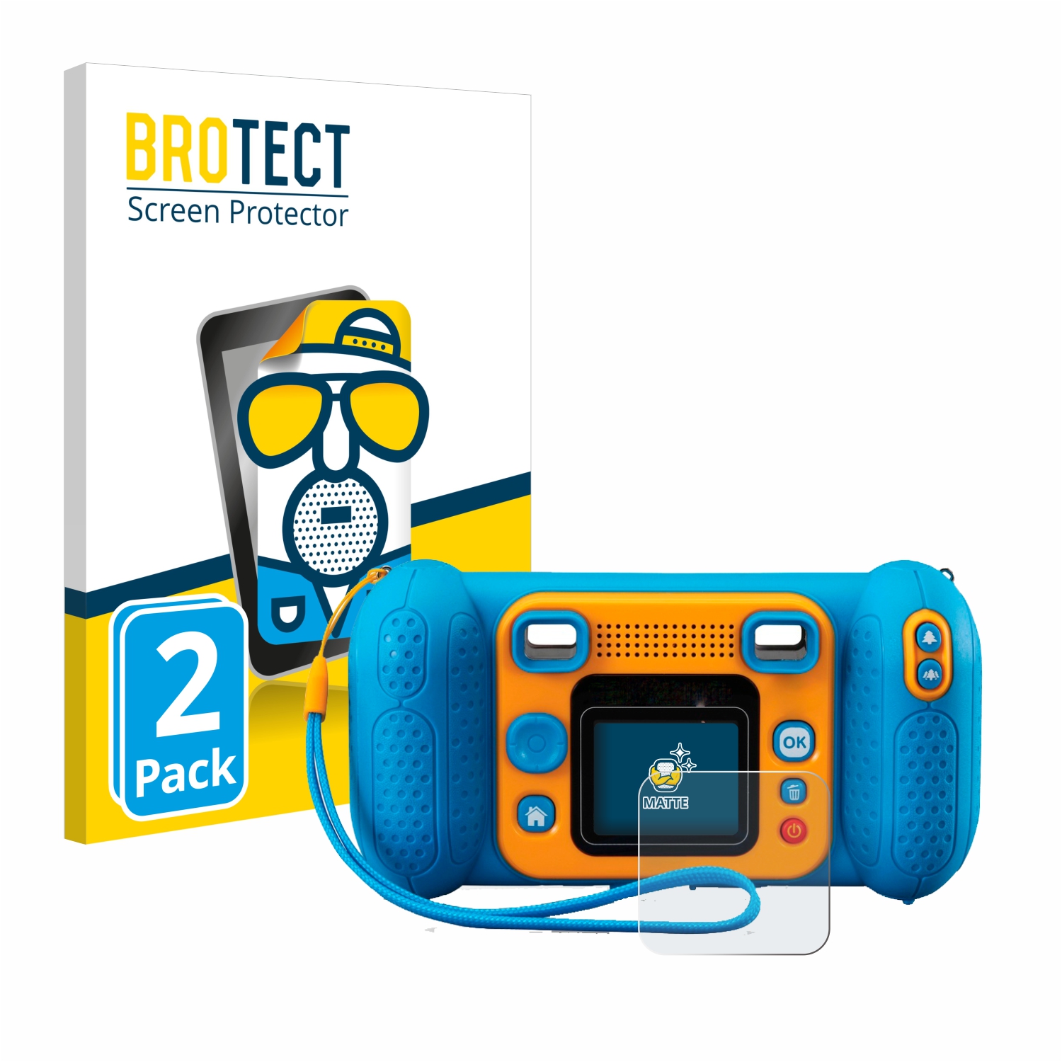 2x BROTECT Entspiegelungs-Folie pro Vtech Kidizoom Kid 4