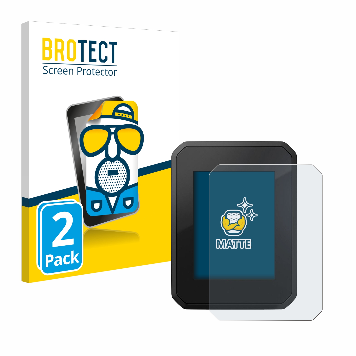 2x BROTECT Entspiegelungs-Folie pro FIT displej Compact