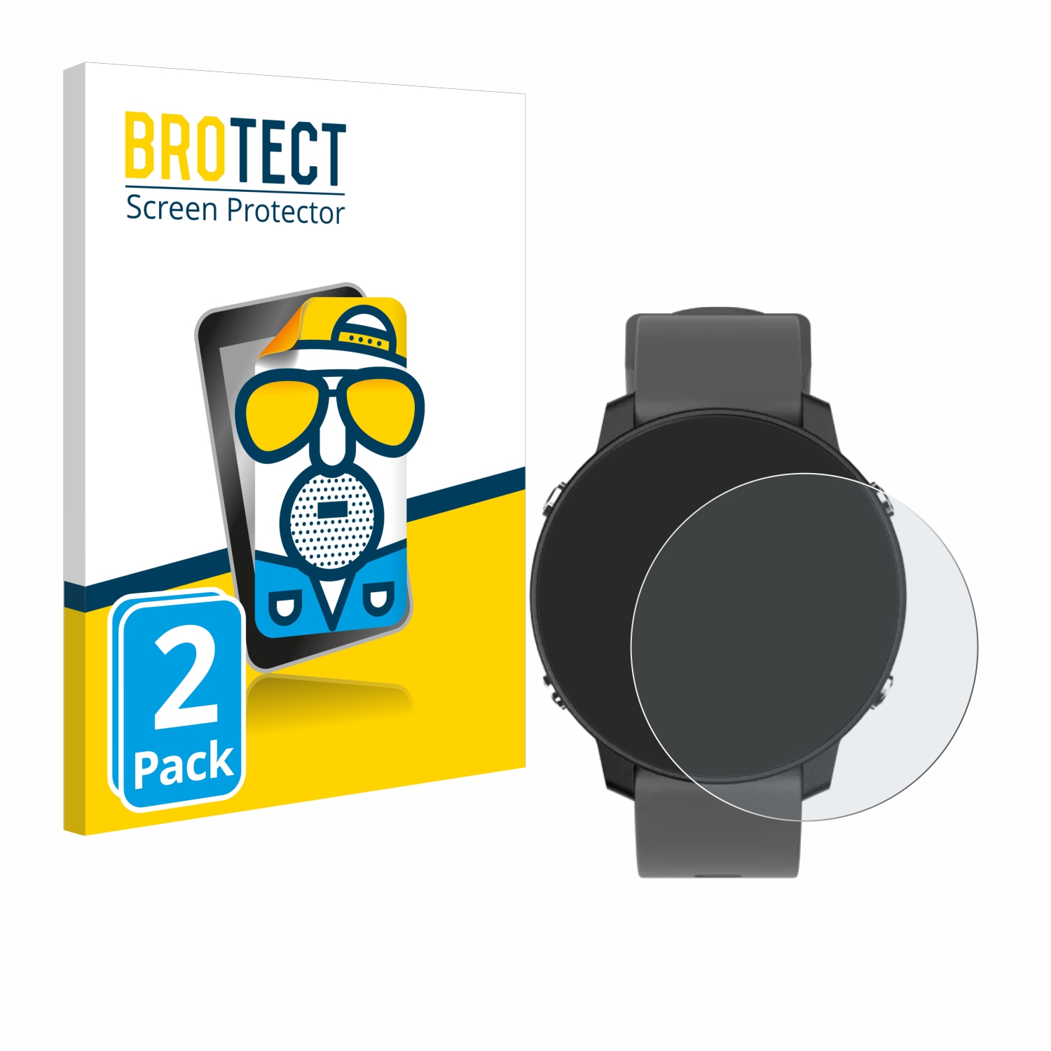 2x BROTECT Entspiegelungs-Folie pro Shot Scope G5 GPS Watch