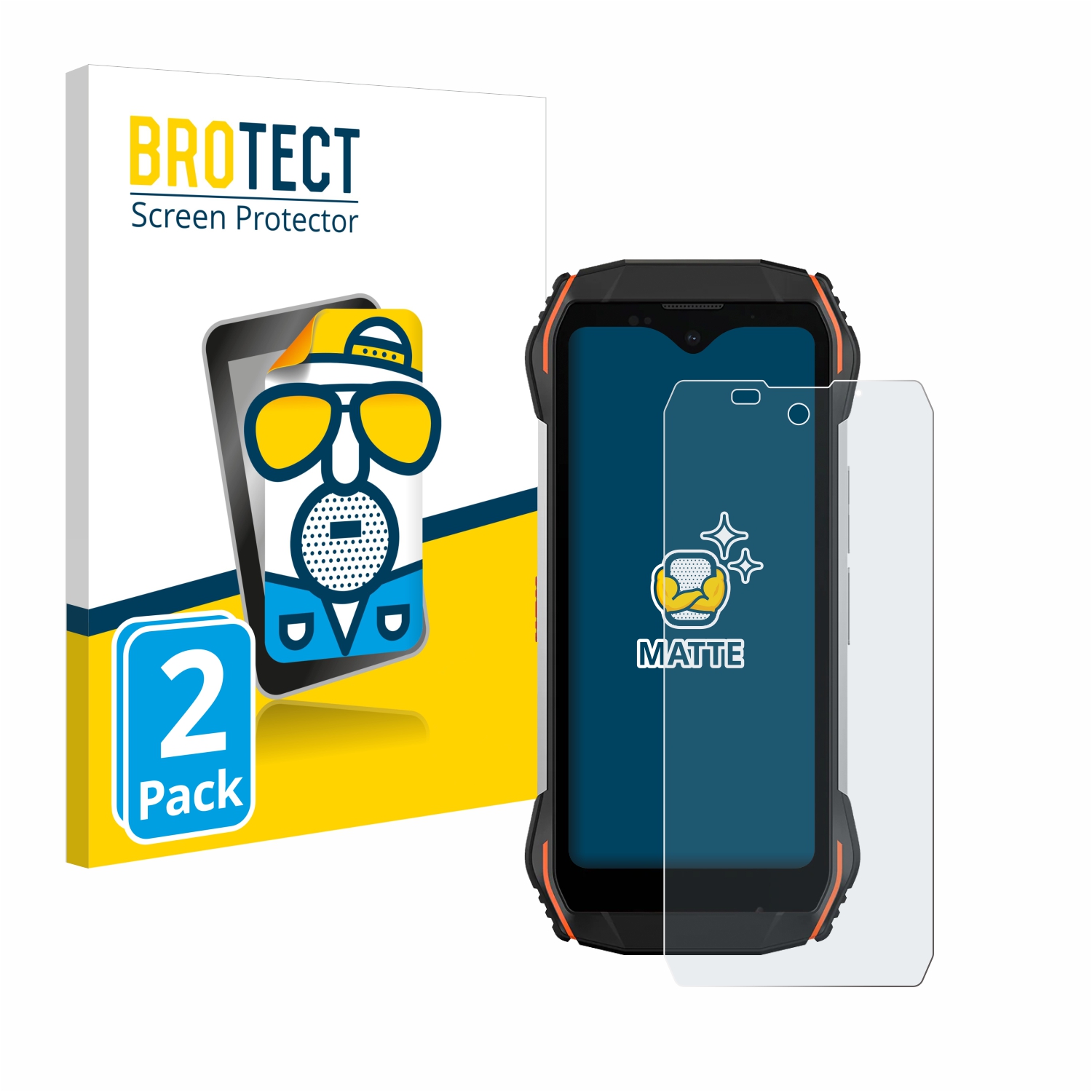 2x BROTECT Entspiegelungs-Folie pro Blackview N6000