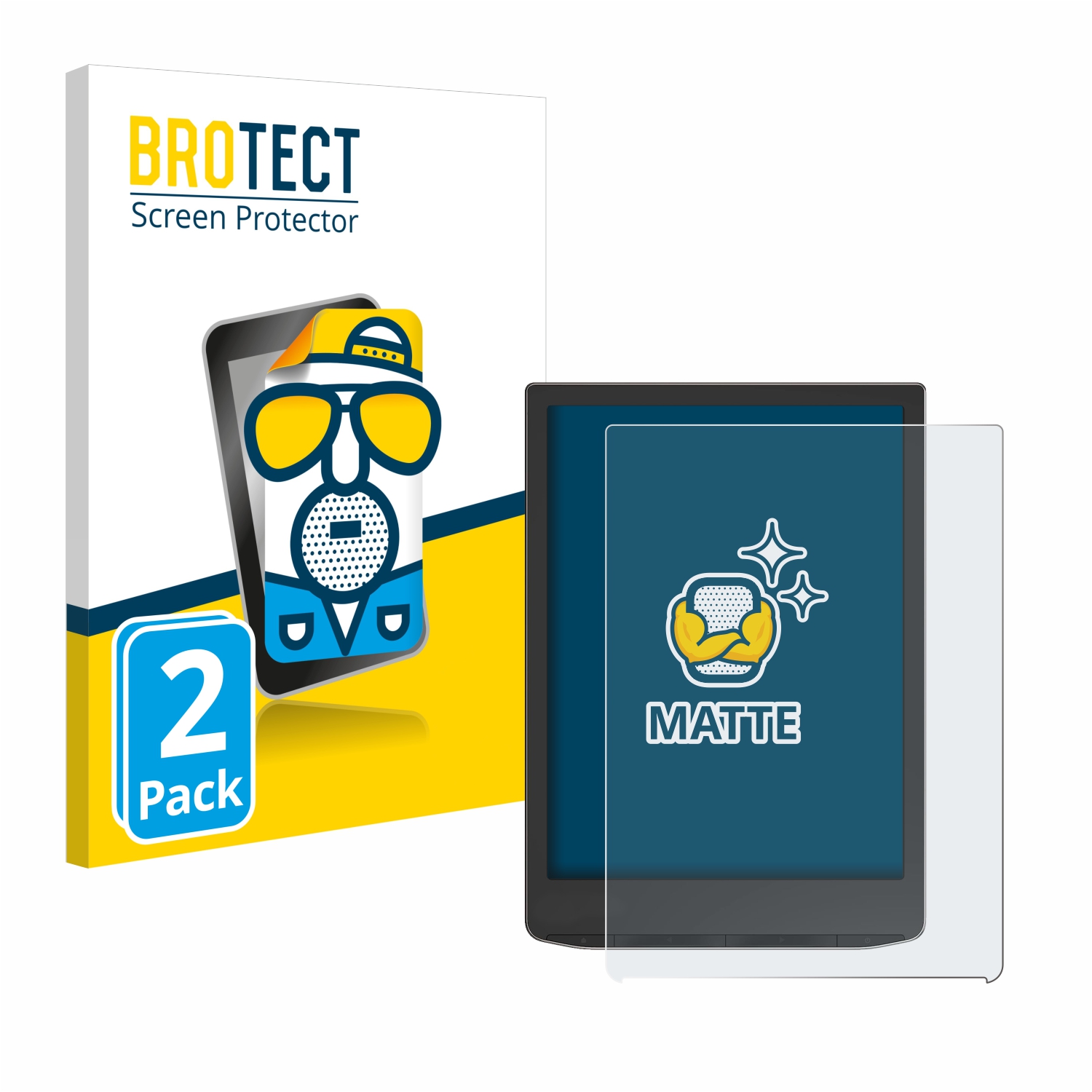 2x BROTECT Entspiegelungs-Folie pro PocketBook InkPad 4