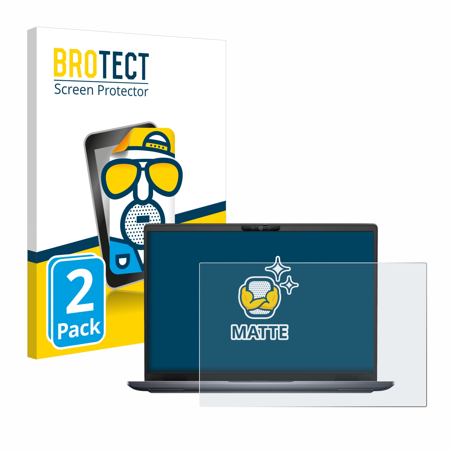 2x BROTECT Entspiegelungs-Folie pro Dell Latitude 7340